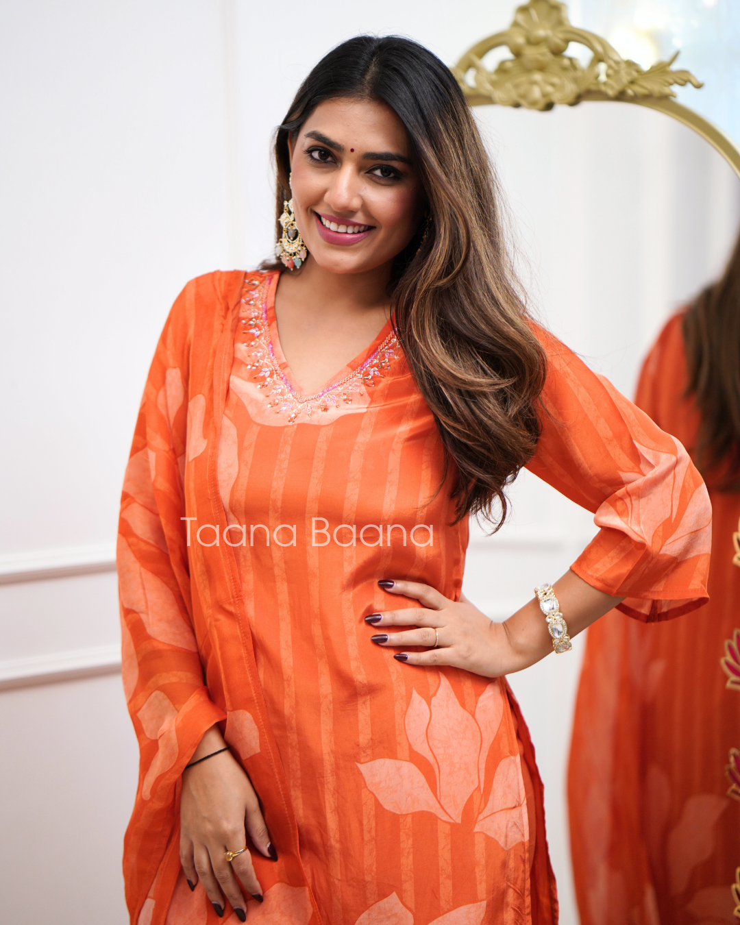 Dupatta Pant Set