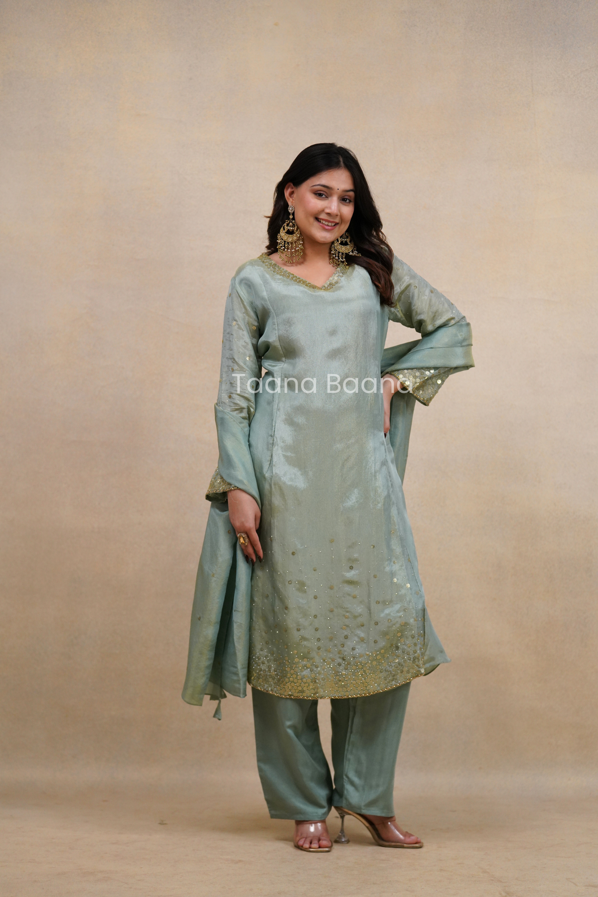 Dupatta Pant Set