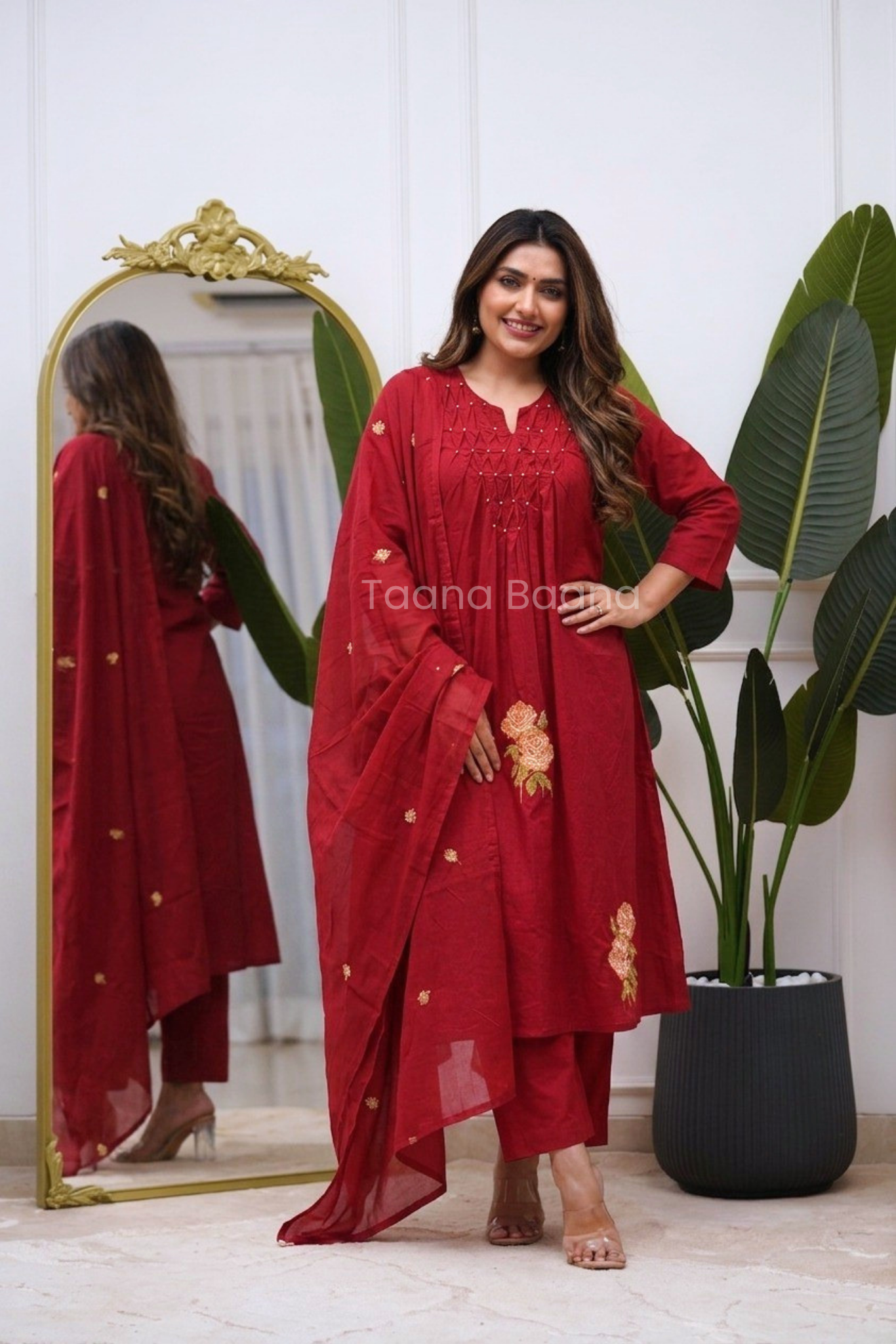 Dupatta Pant Set