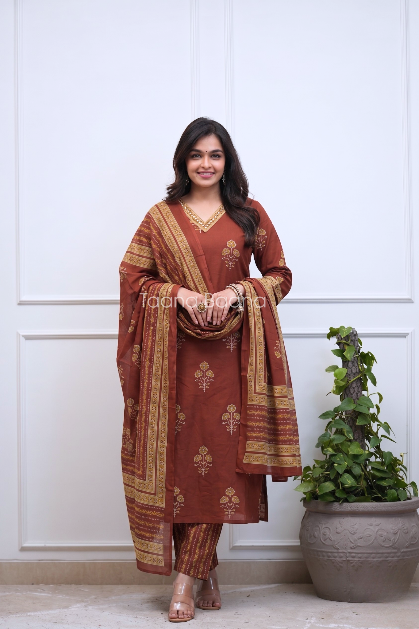 Dupatta Pant Set