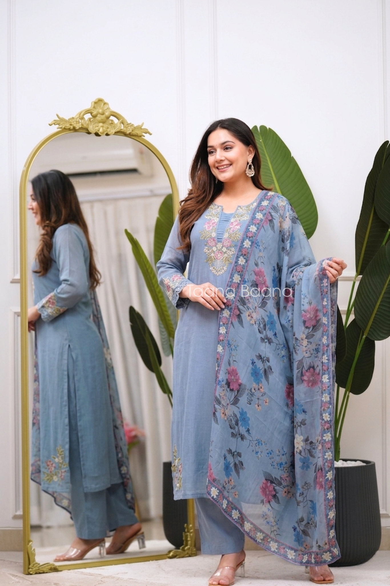 Dupatta Pant Set