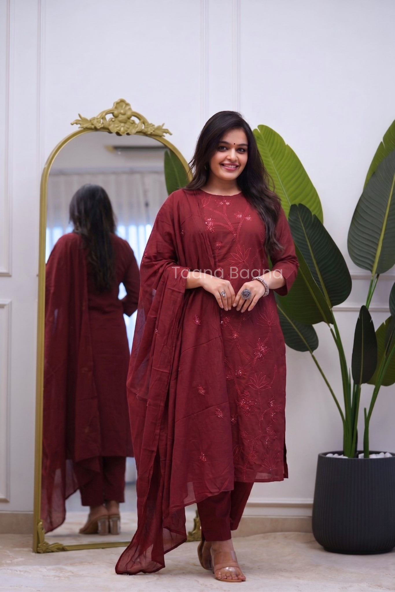 Dupatta Pant Set