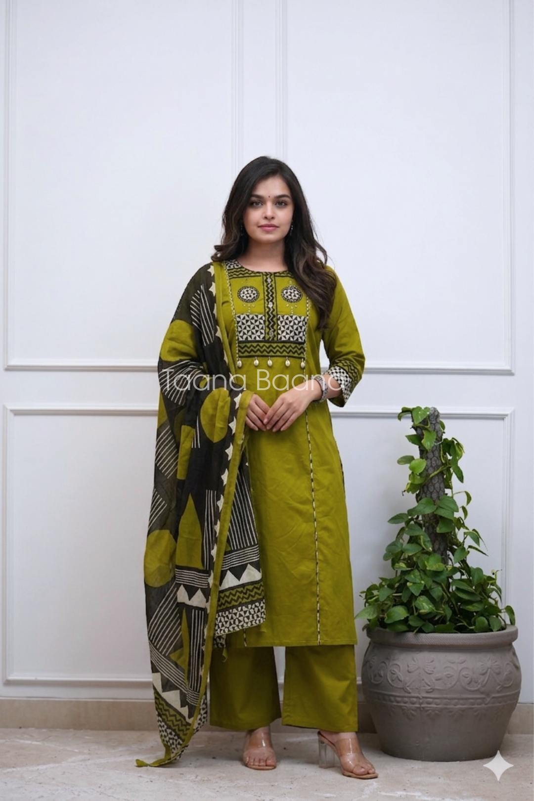 Dupatta Plazo Set