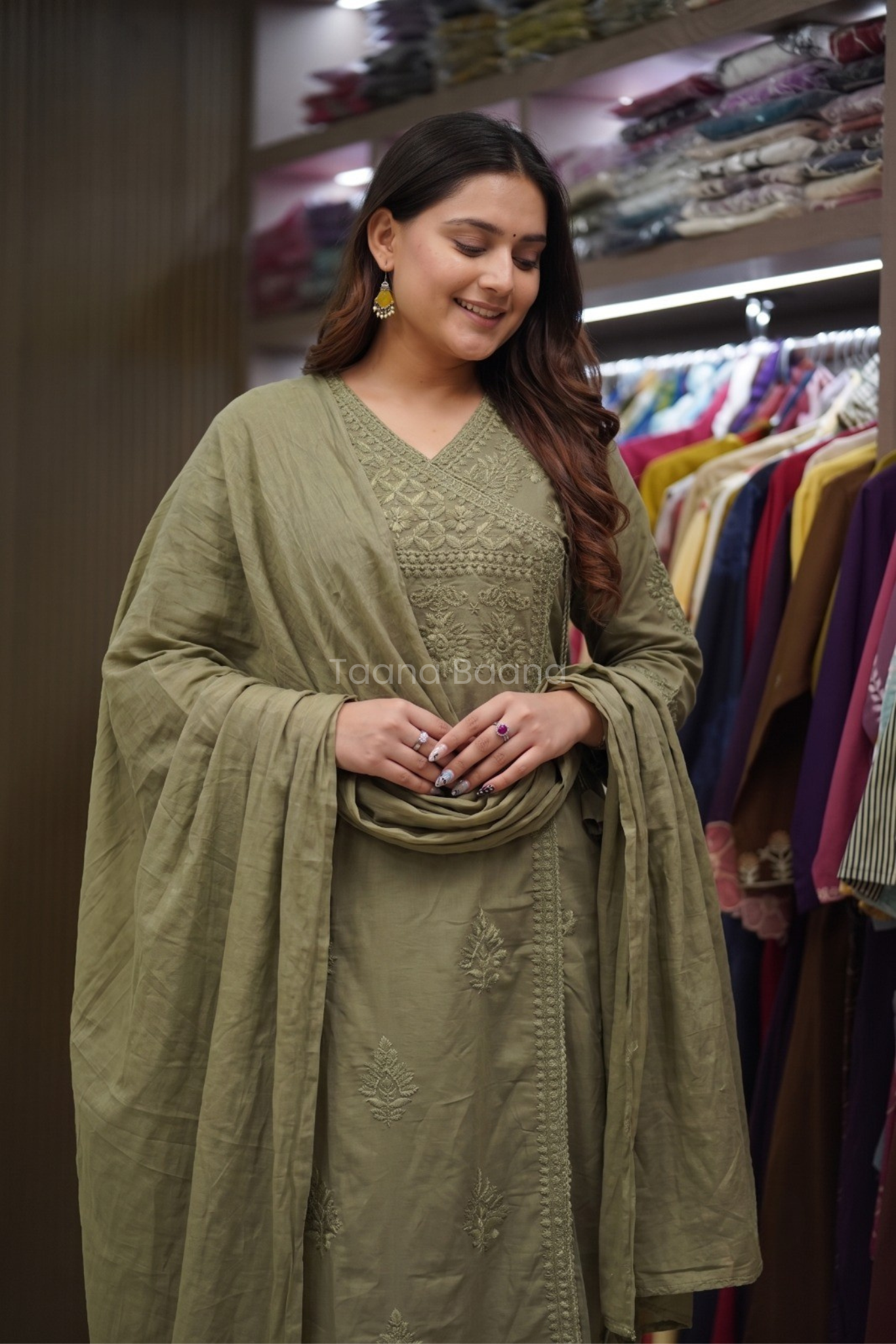 Dupatta Pant Set