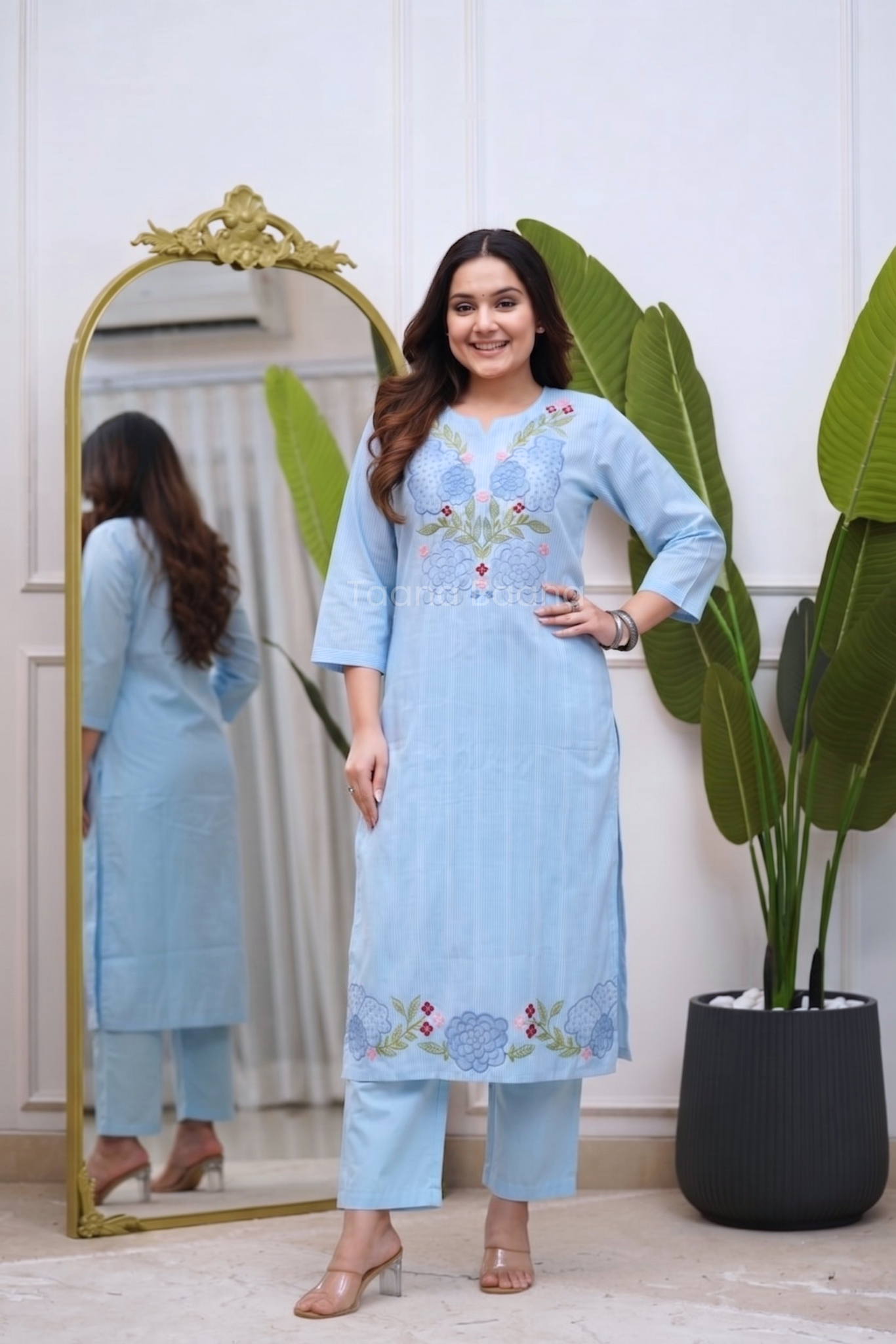 Dupatta Pant Set