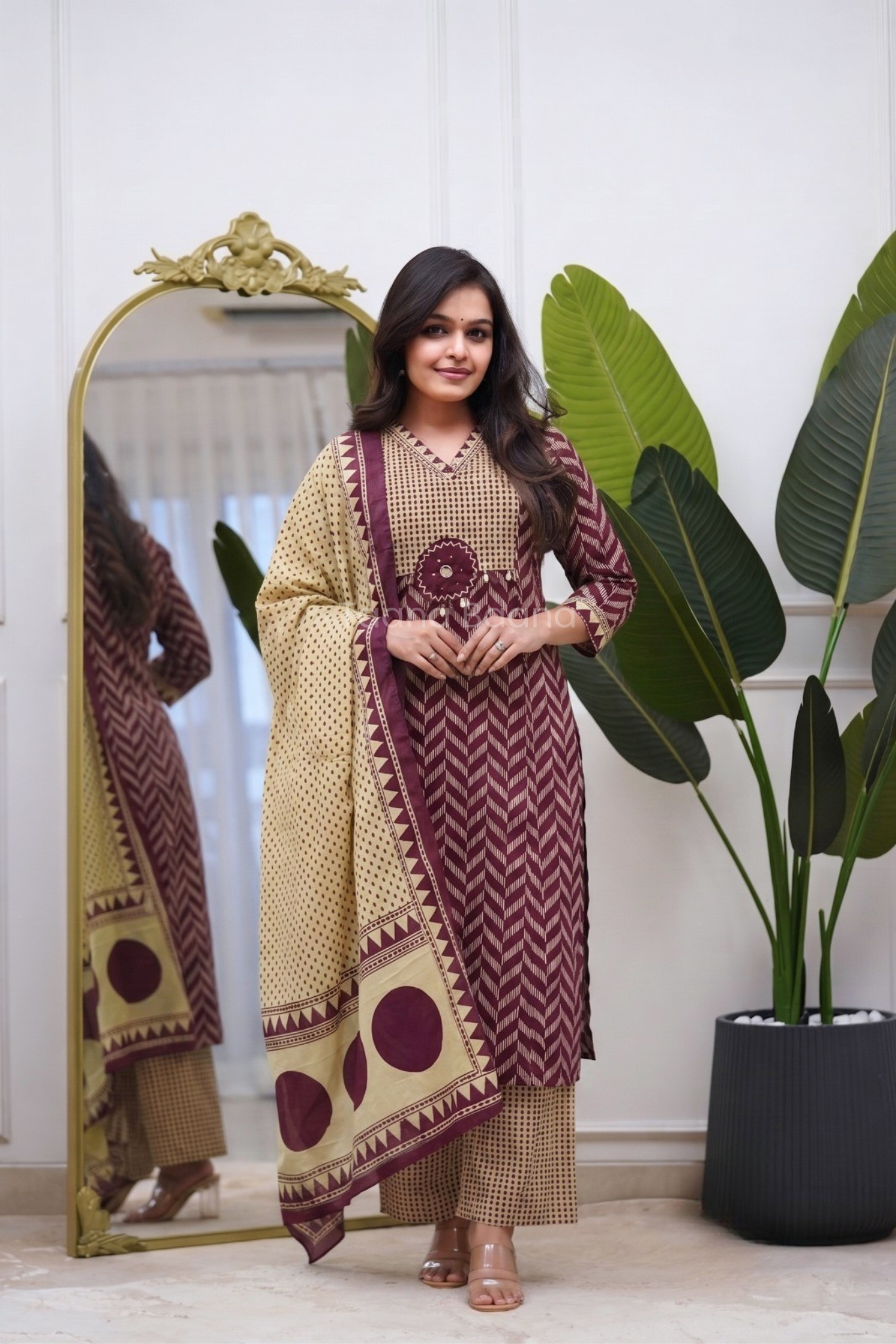 Dupatta Pant Set