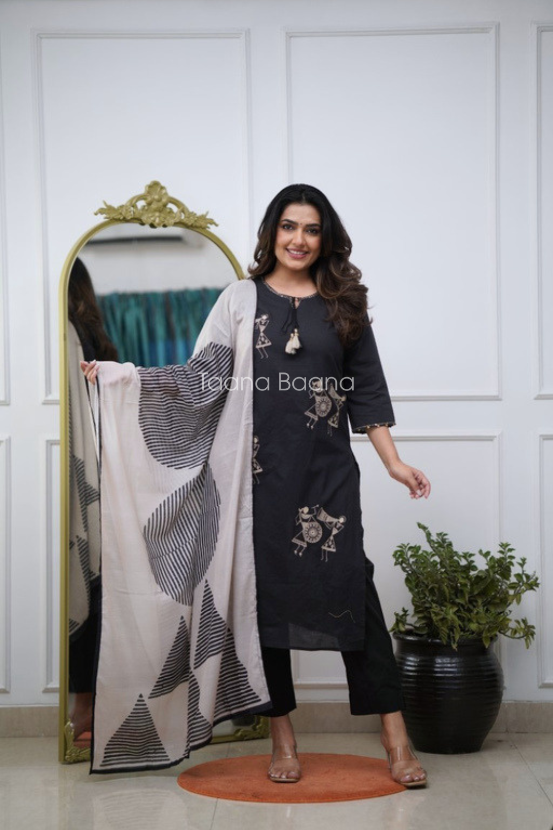 Dupatta Pant Set