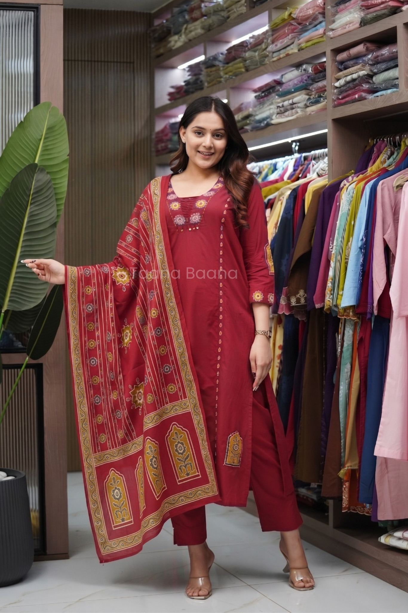 Dupatta Pant Set