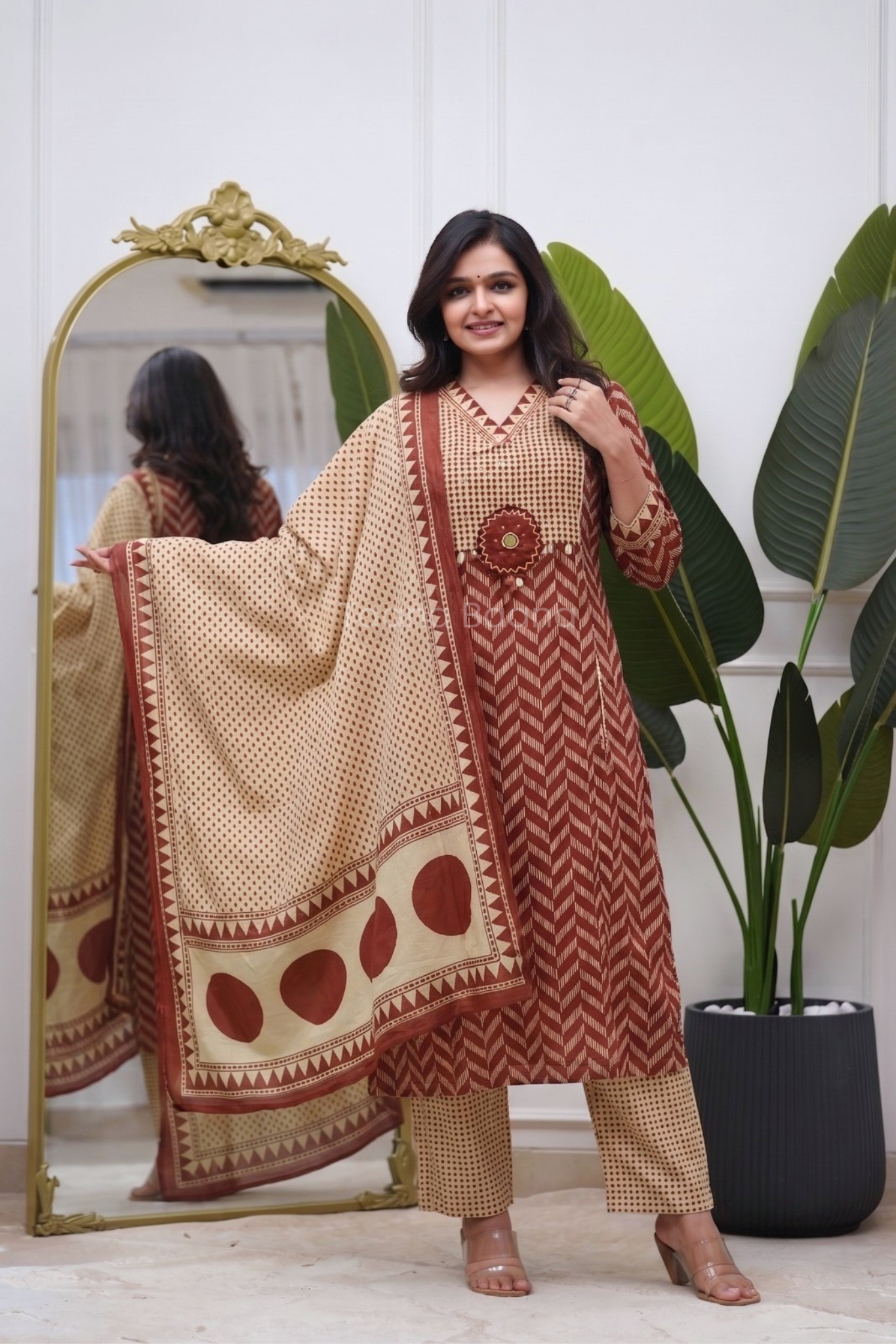Dupatta Pant Set