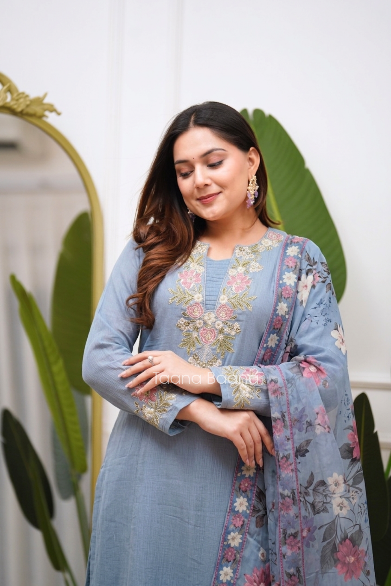Dupatta Pant Set