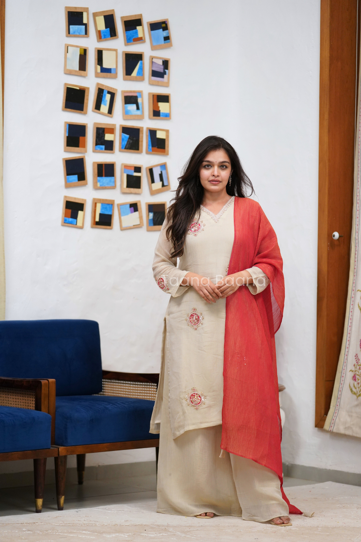 Dupatta Plazo Set