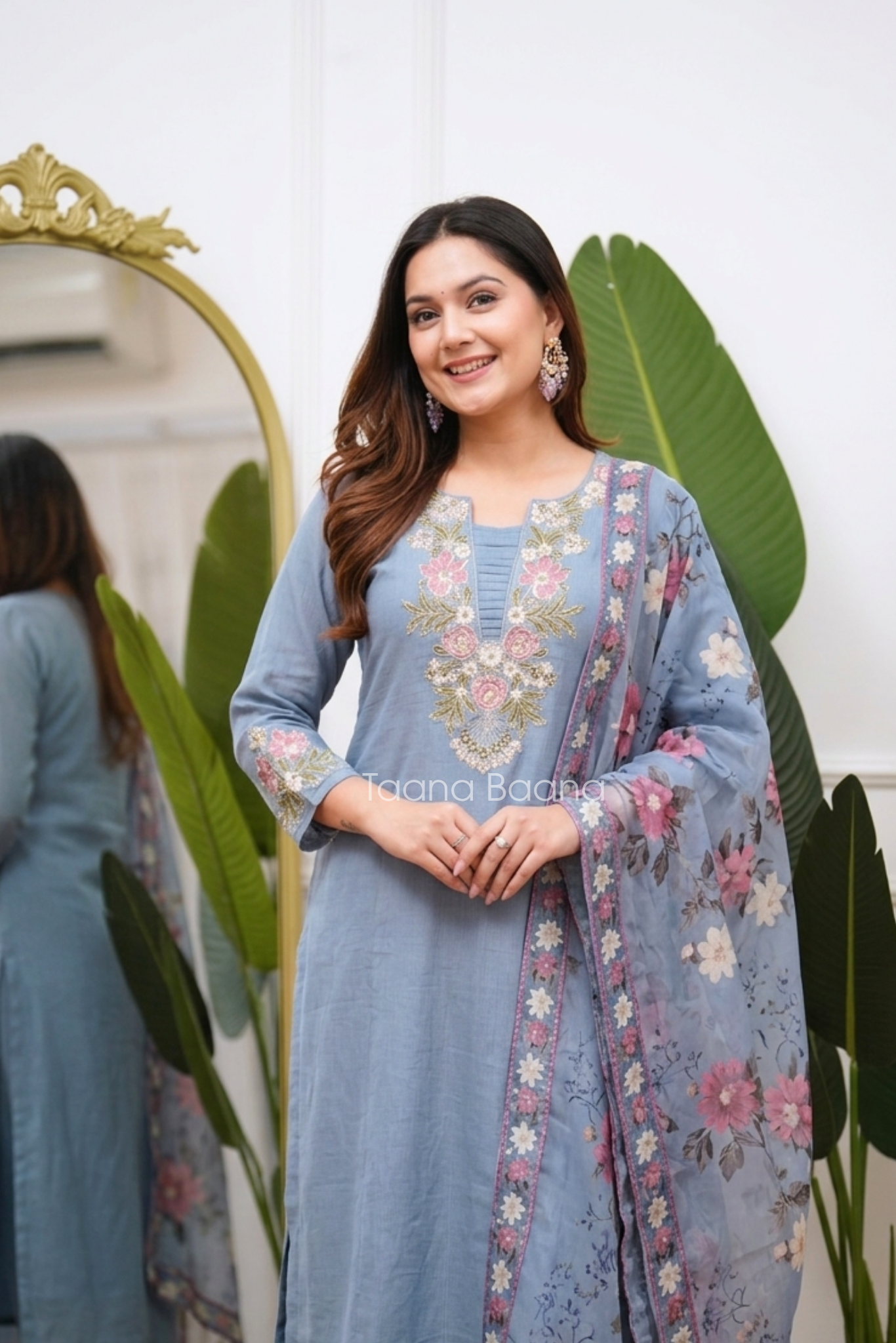 Dupatta Pant Set