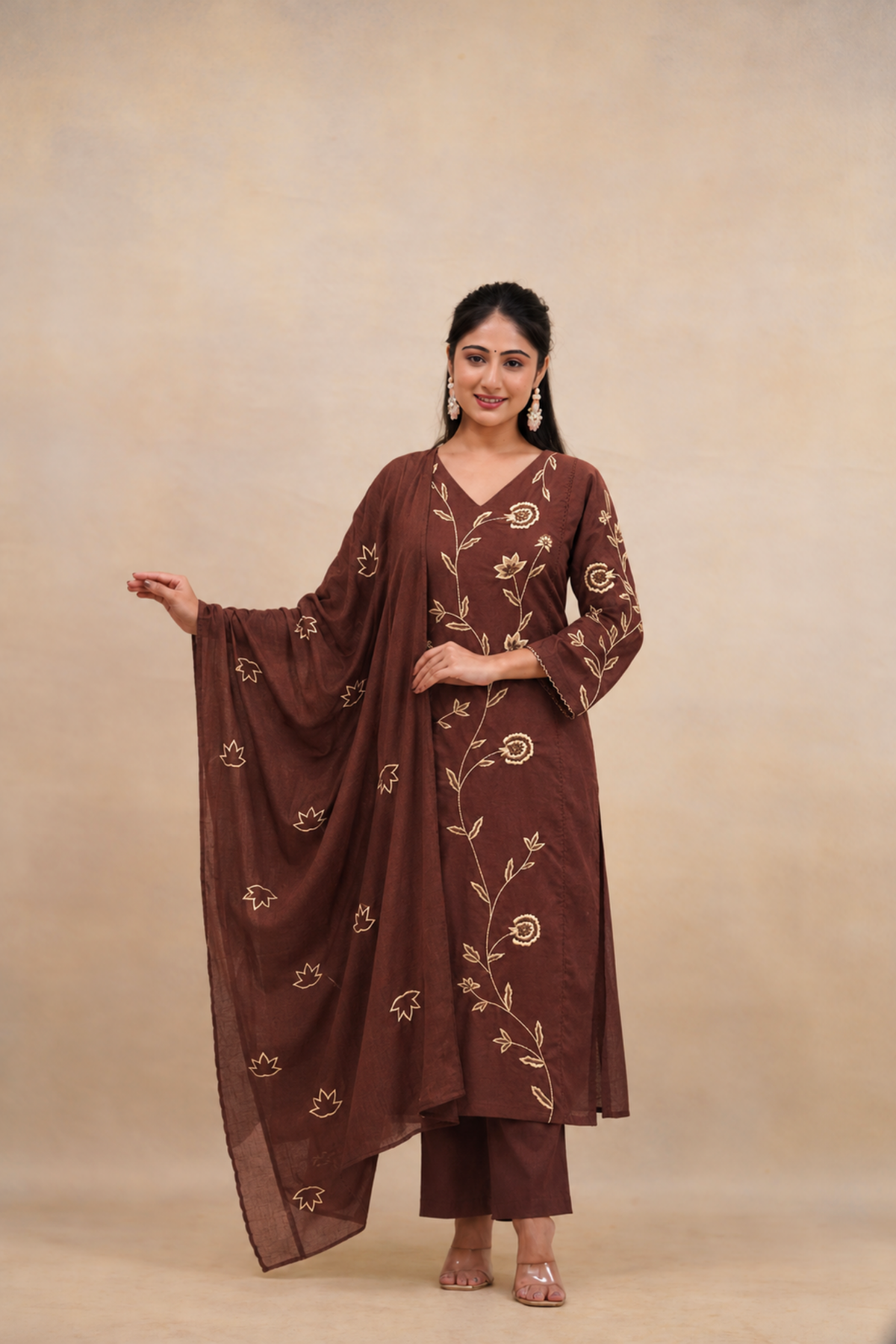 Dupatta Pant Set