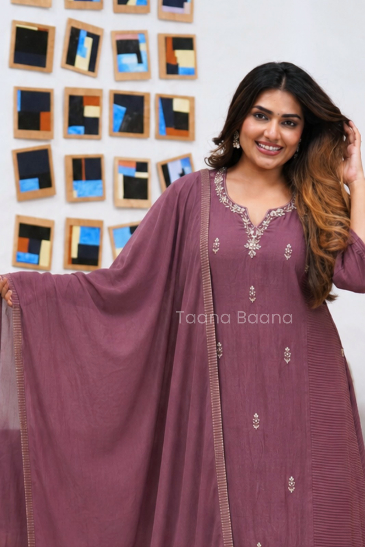 Dupatta Pant Set