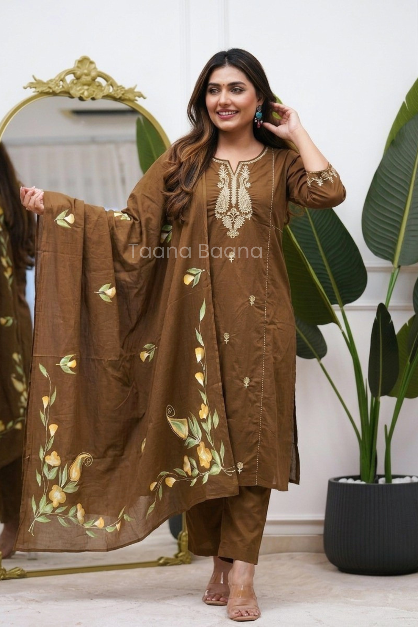 Dupatta Pant Set