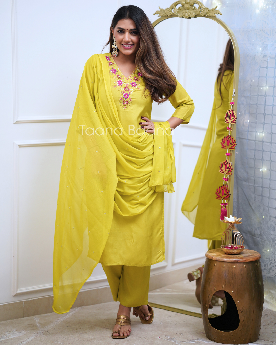 Dupatta Pant Set