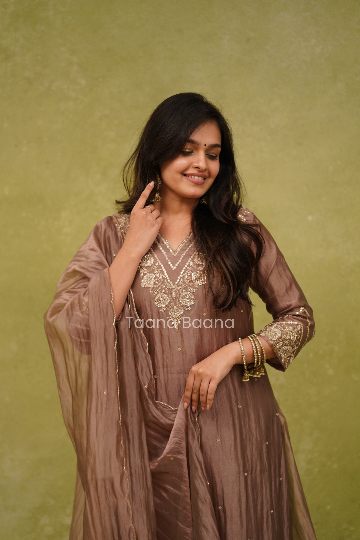 Anarkali Dupatta Set