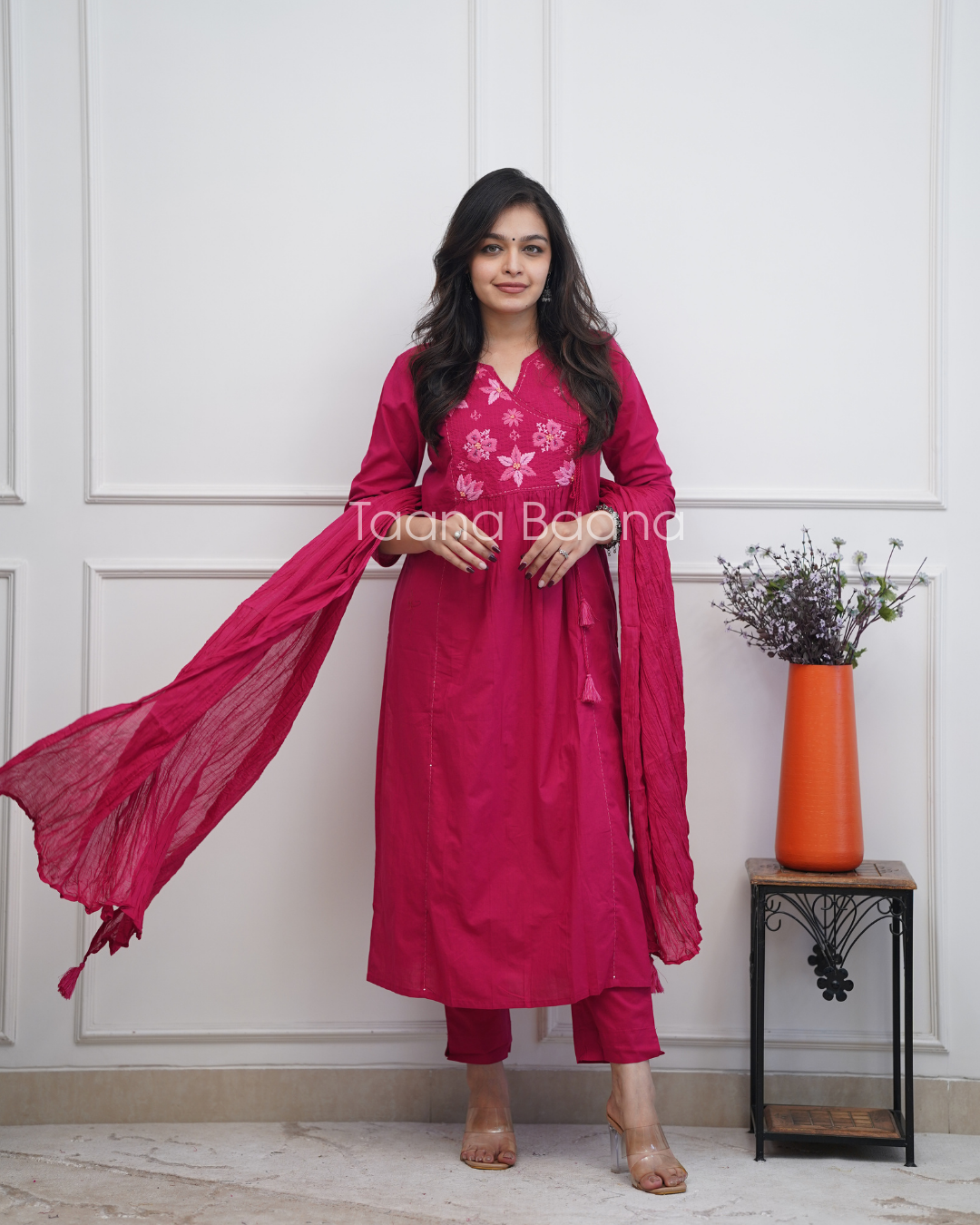 Dupatta Pants Set