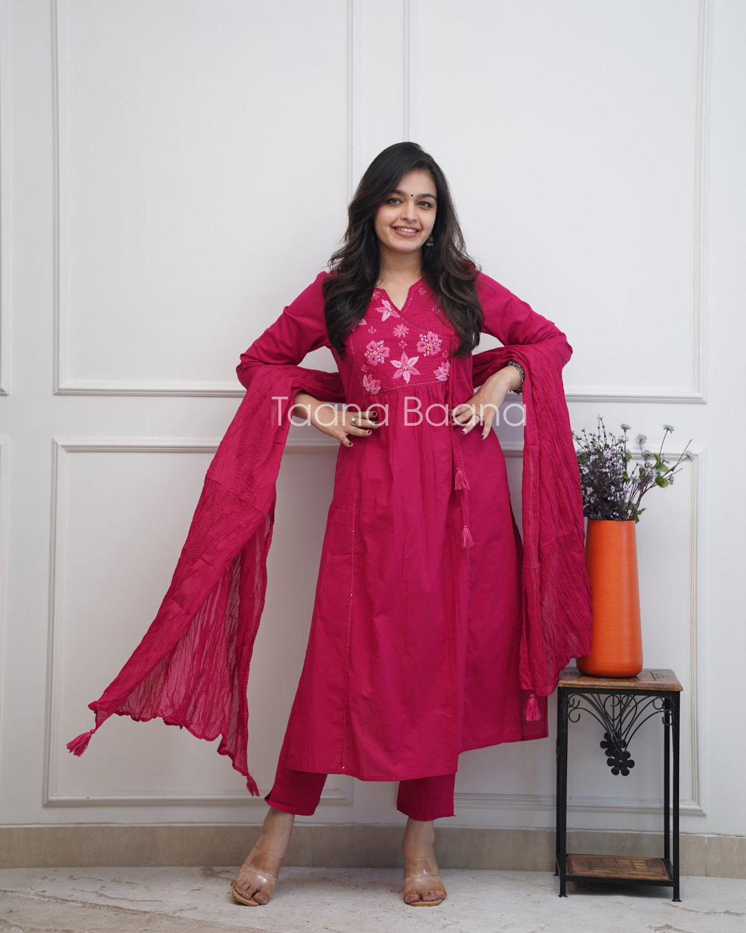 Dupatta Pants Set