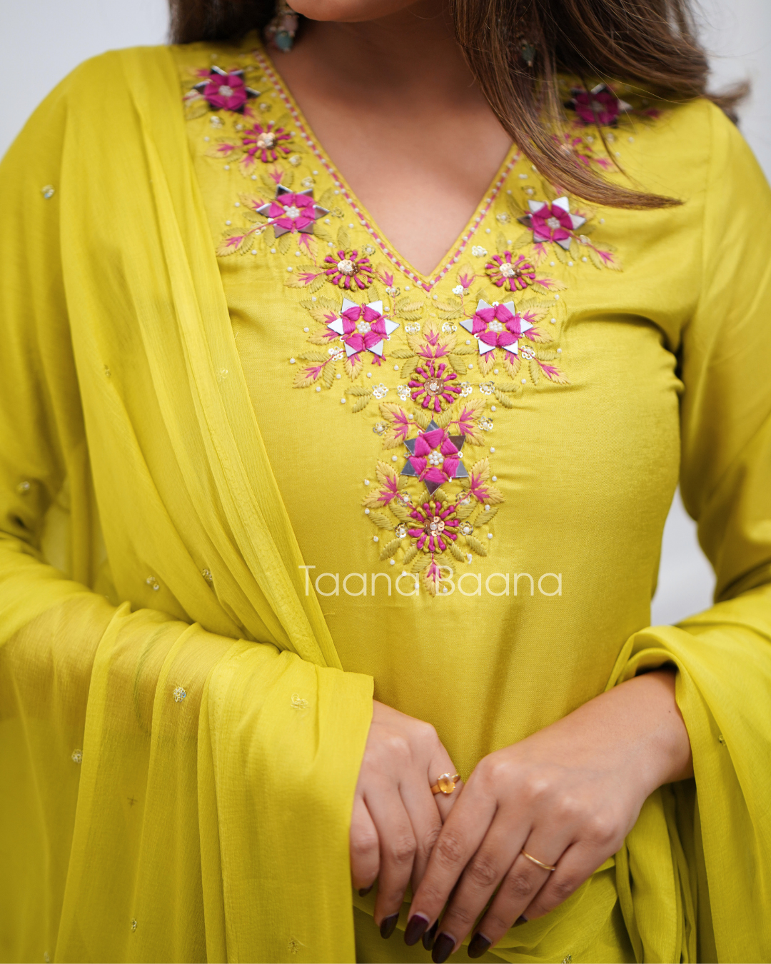 Dupatta Pant Set