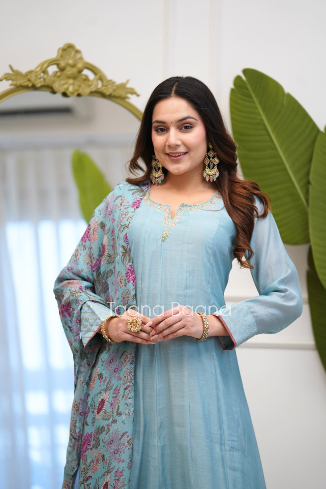Dupatta Pant Set