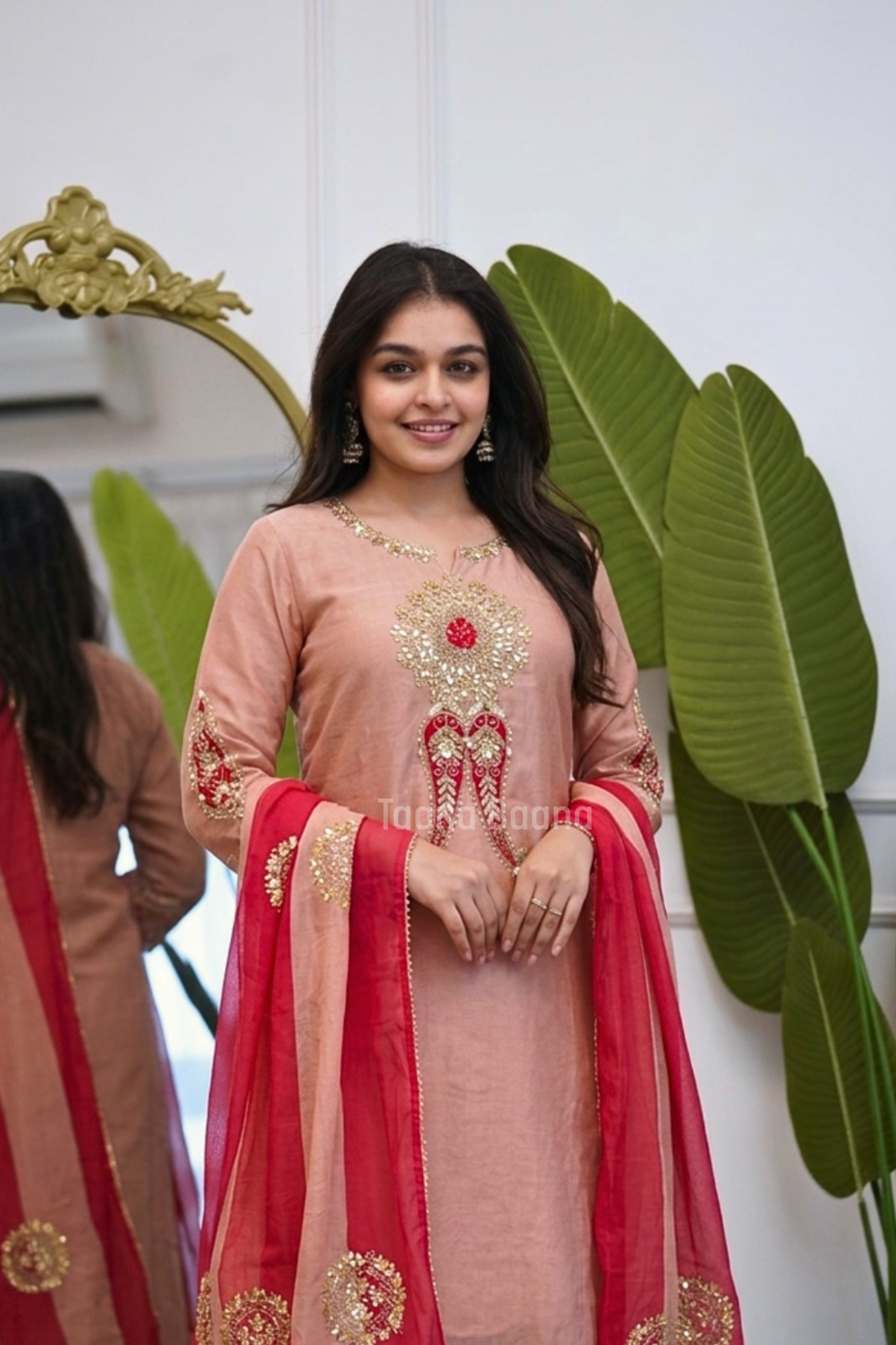 Dupatta Pant Set
