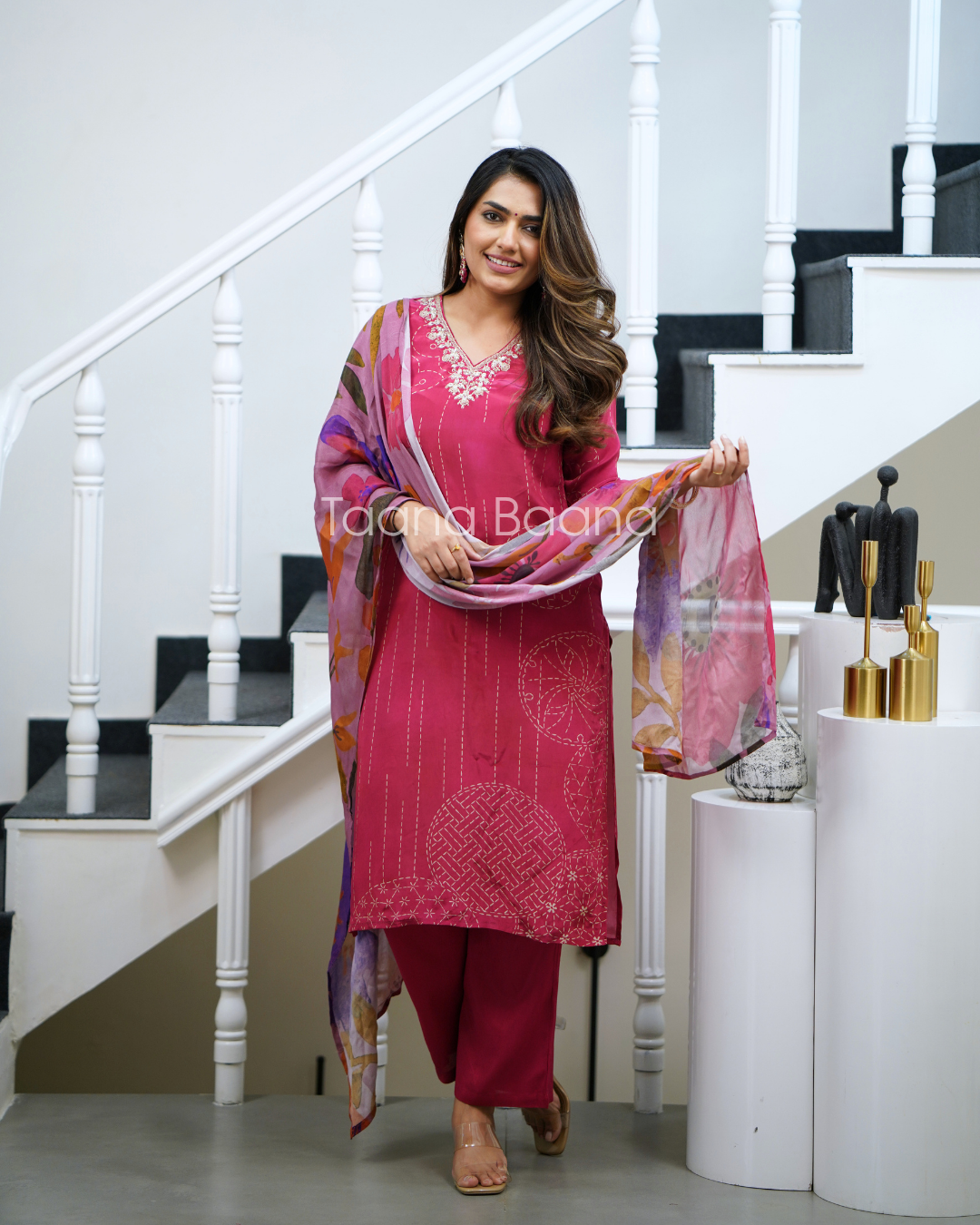 Dupatta Pant Set