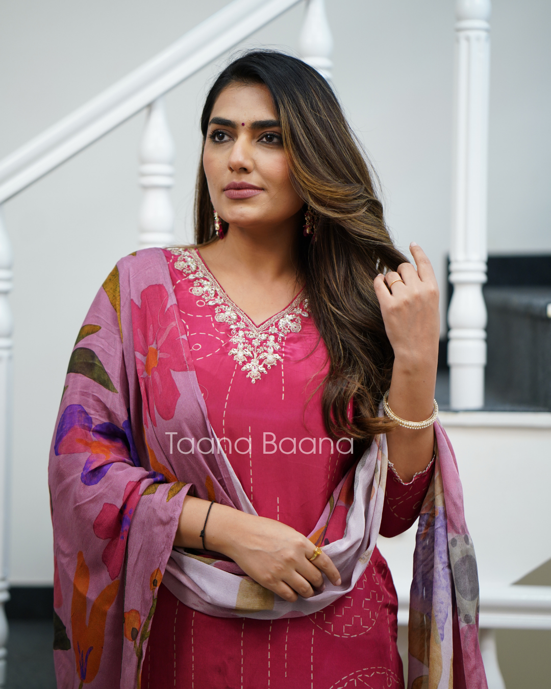 Dupatta Pant Set