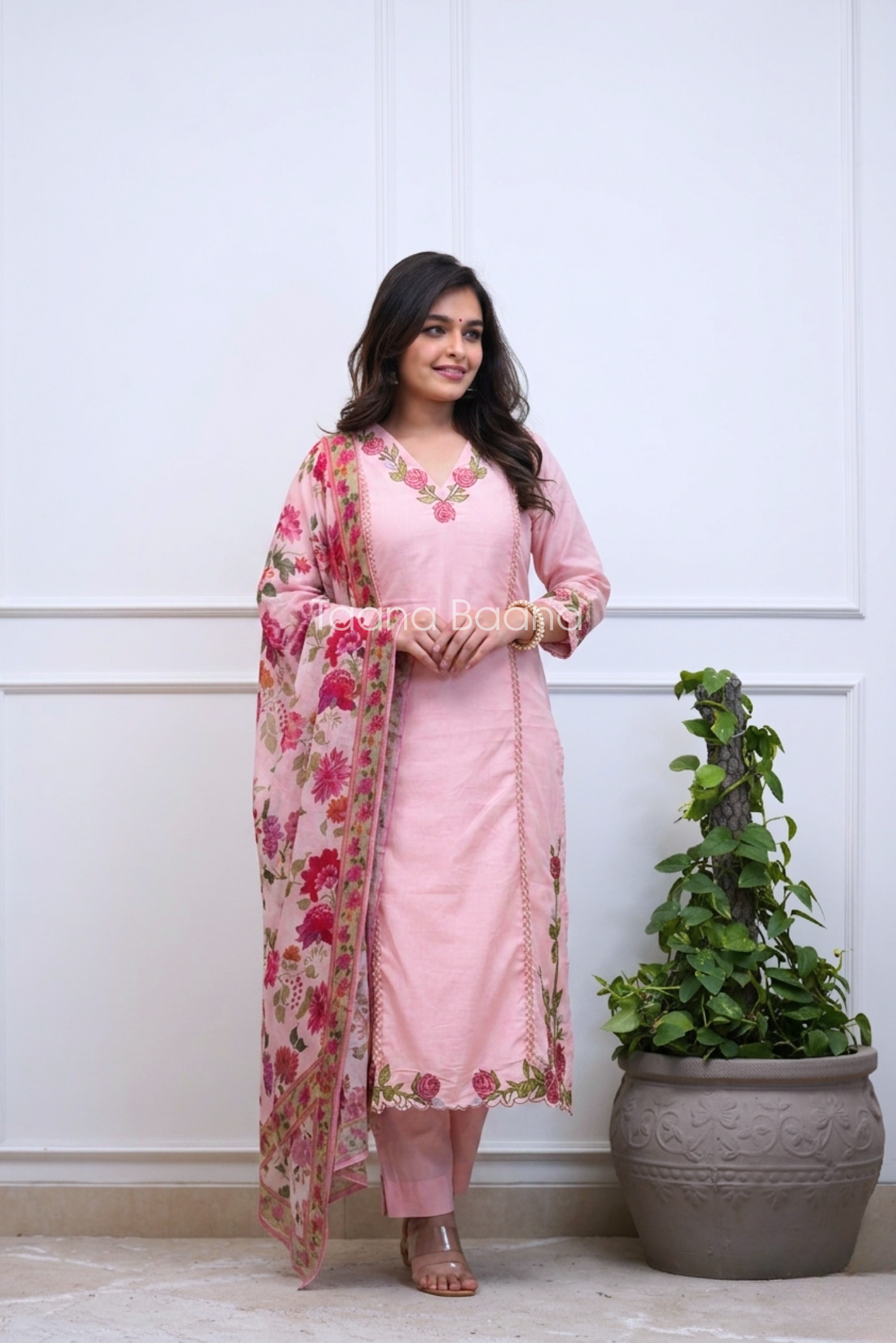 Dupatta Pant Set