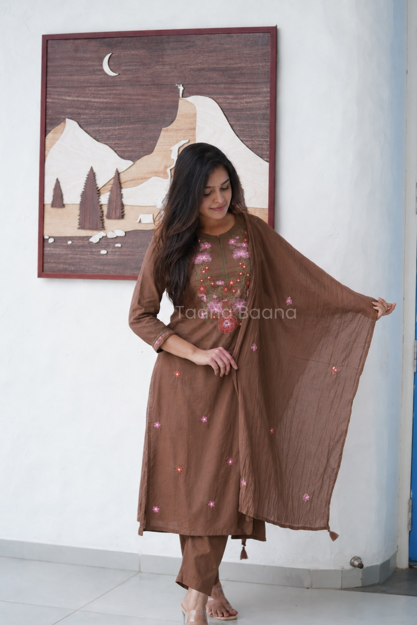 Dupatta Pant Set