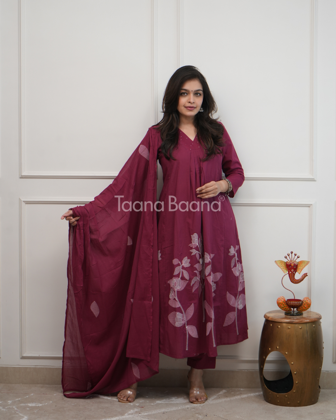 Dupatta Pant Set