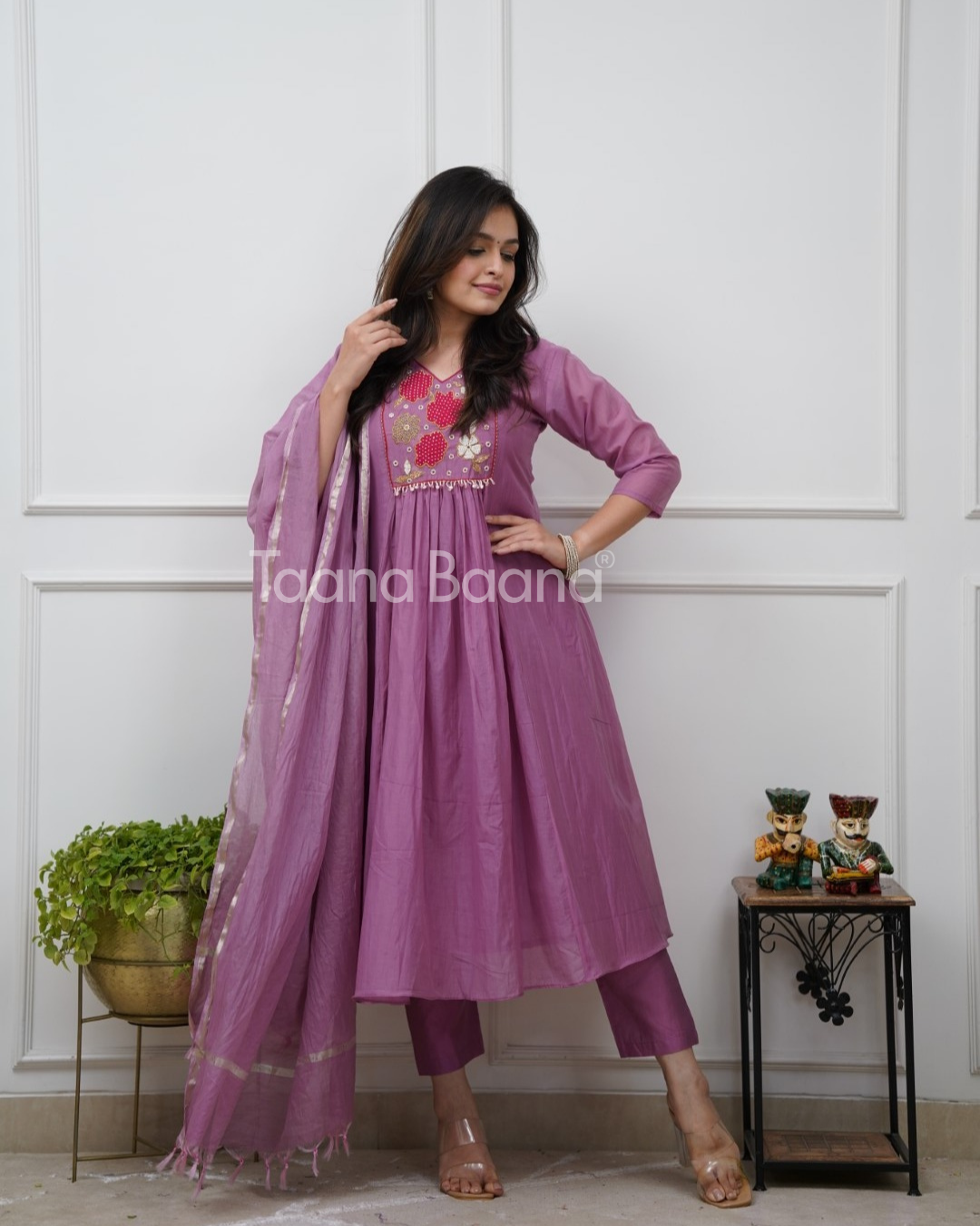 Dupatta Pant Set