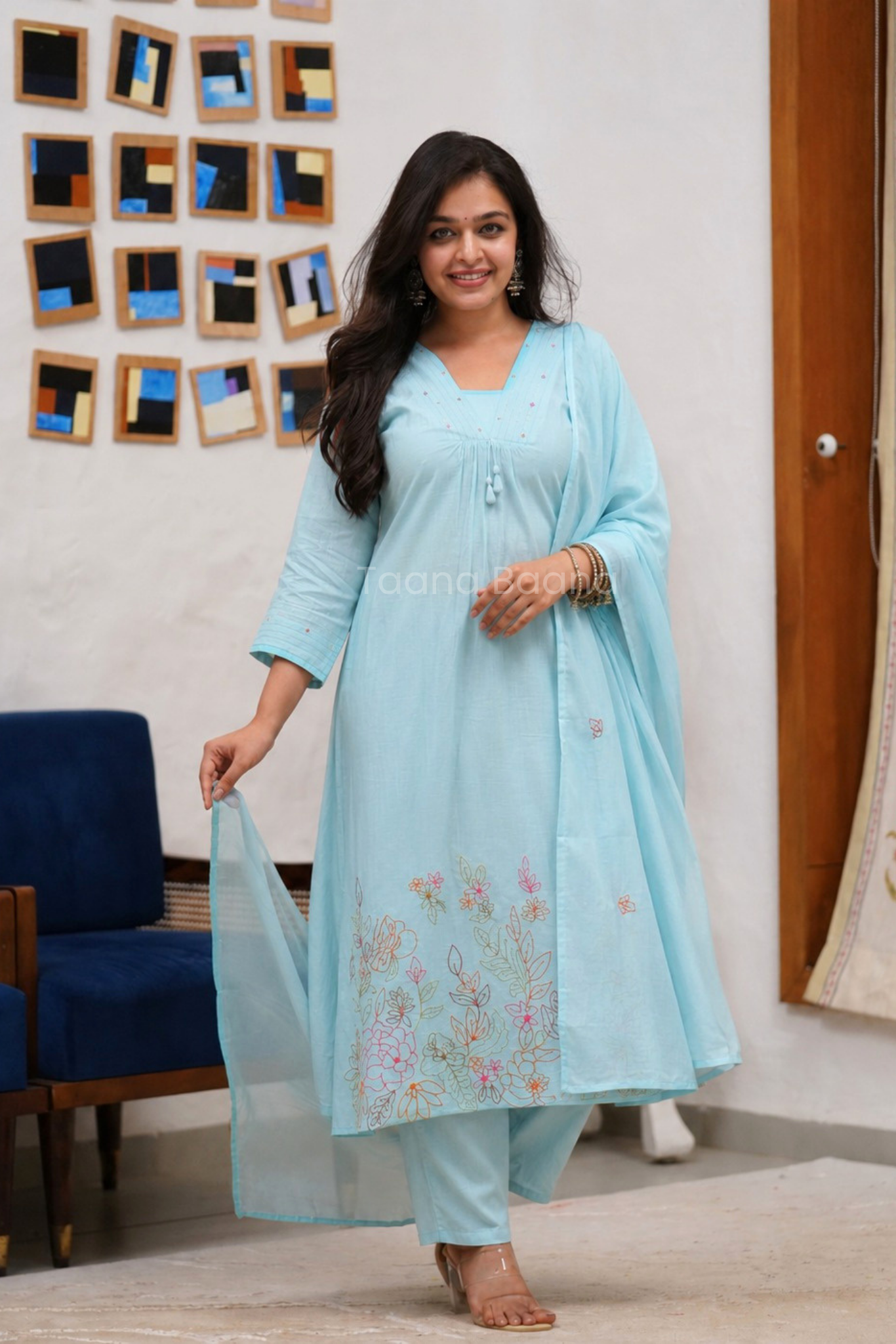 Dupatta Pant Set