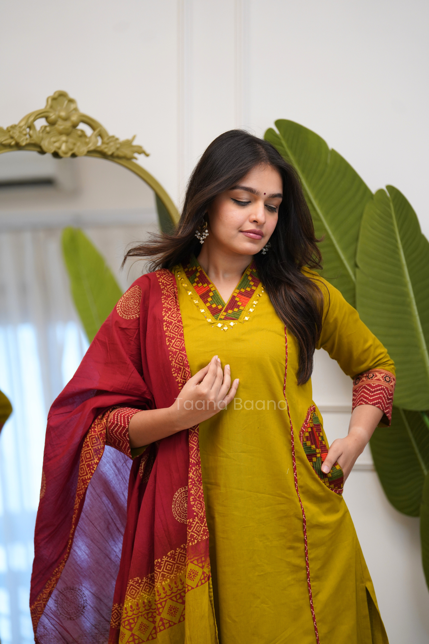 Dupatta Pant Set