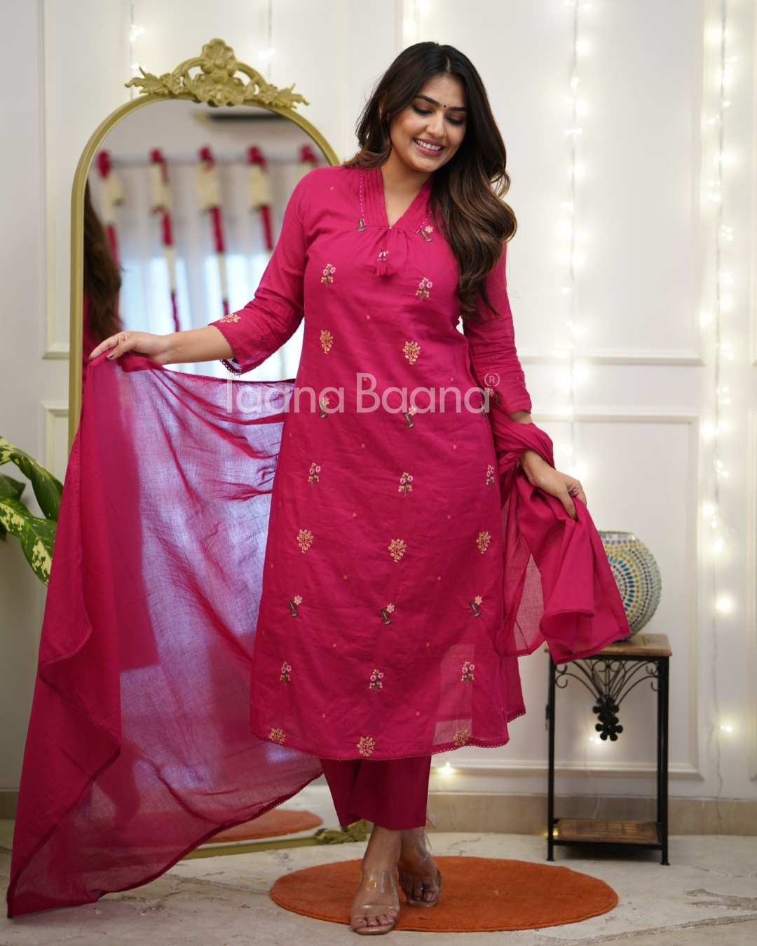 Dupatta Pant Set