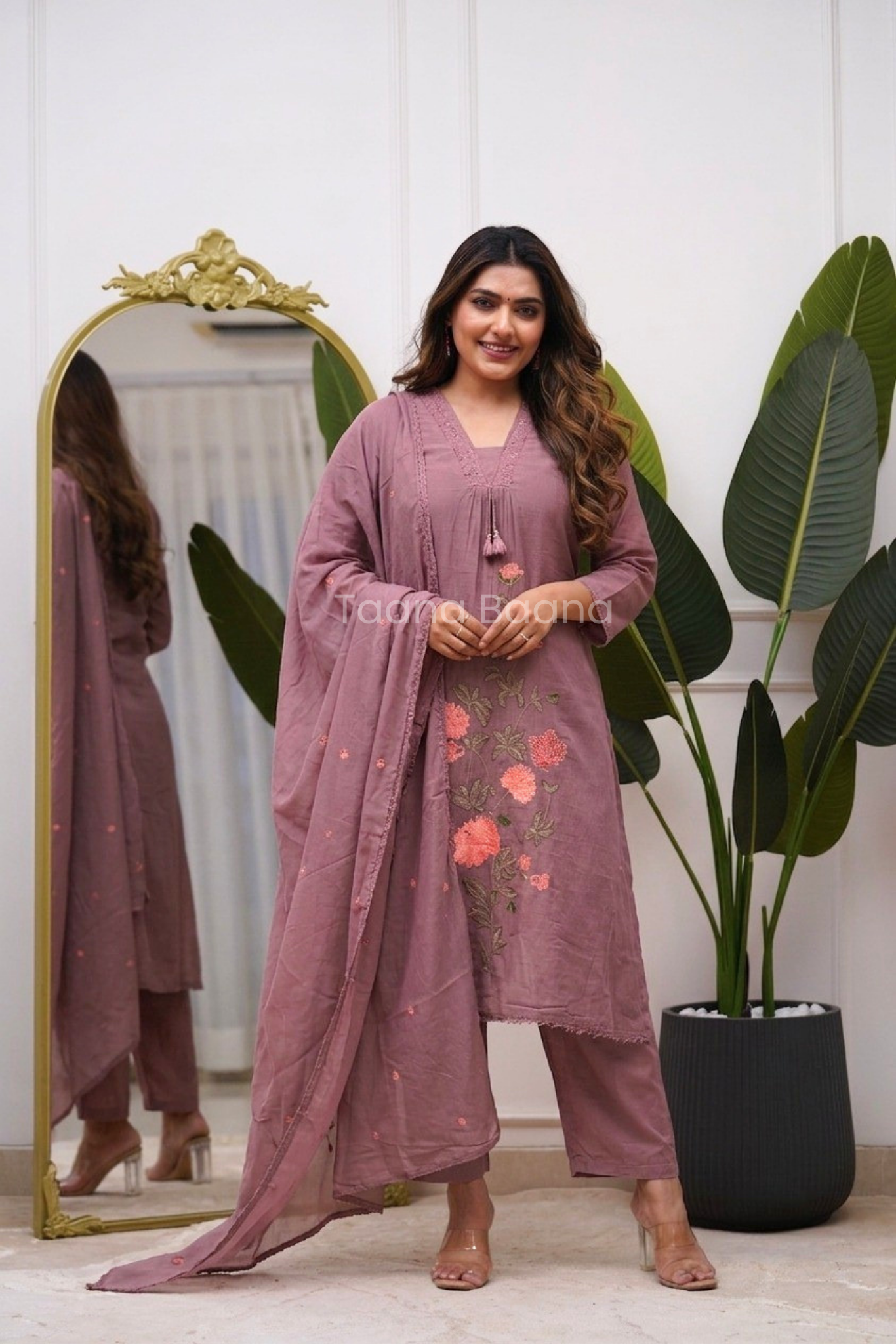 Dupatta Pant Set