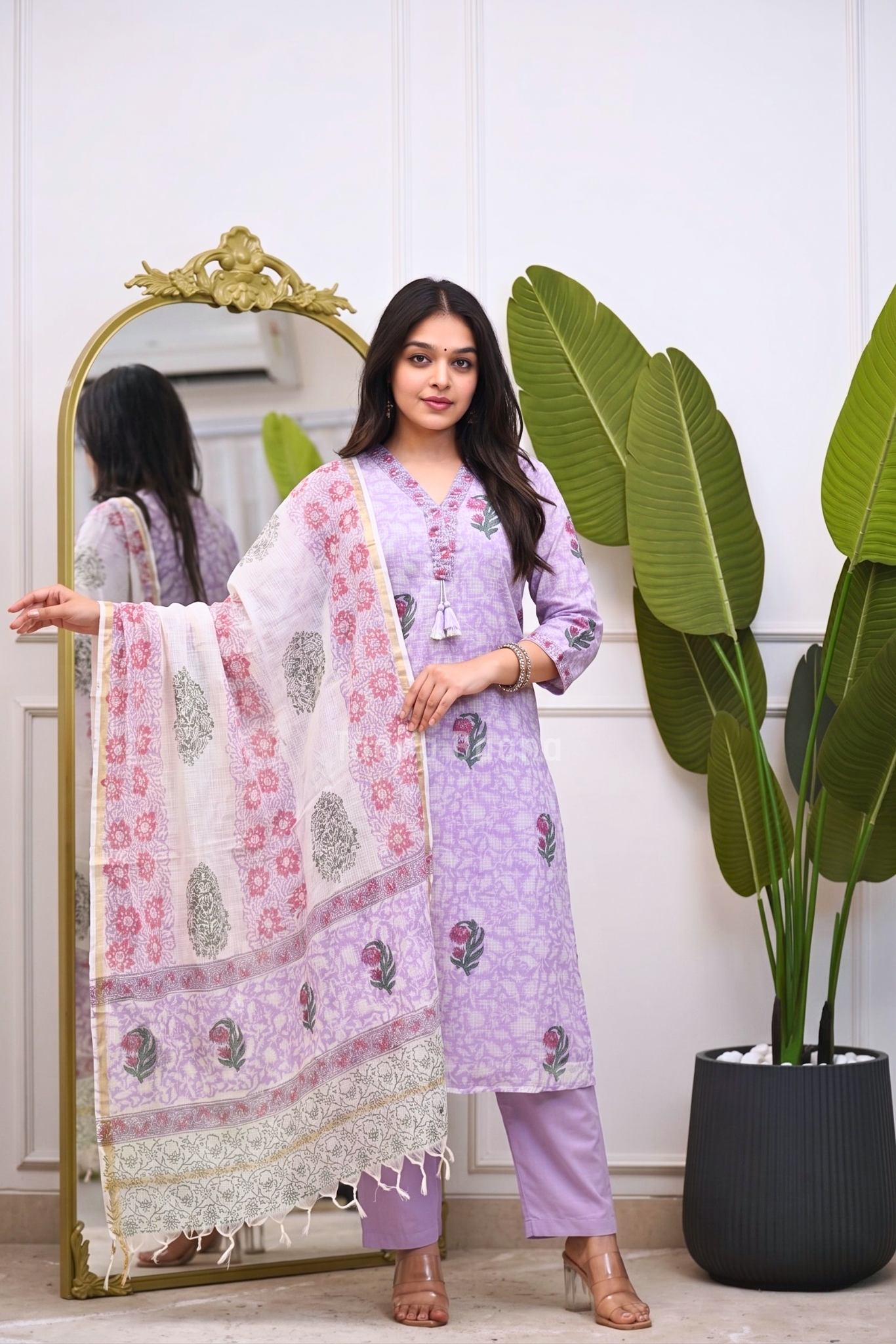 Dupatta Pant Set