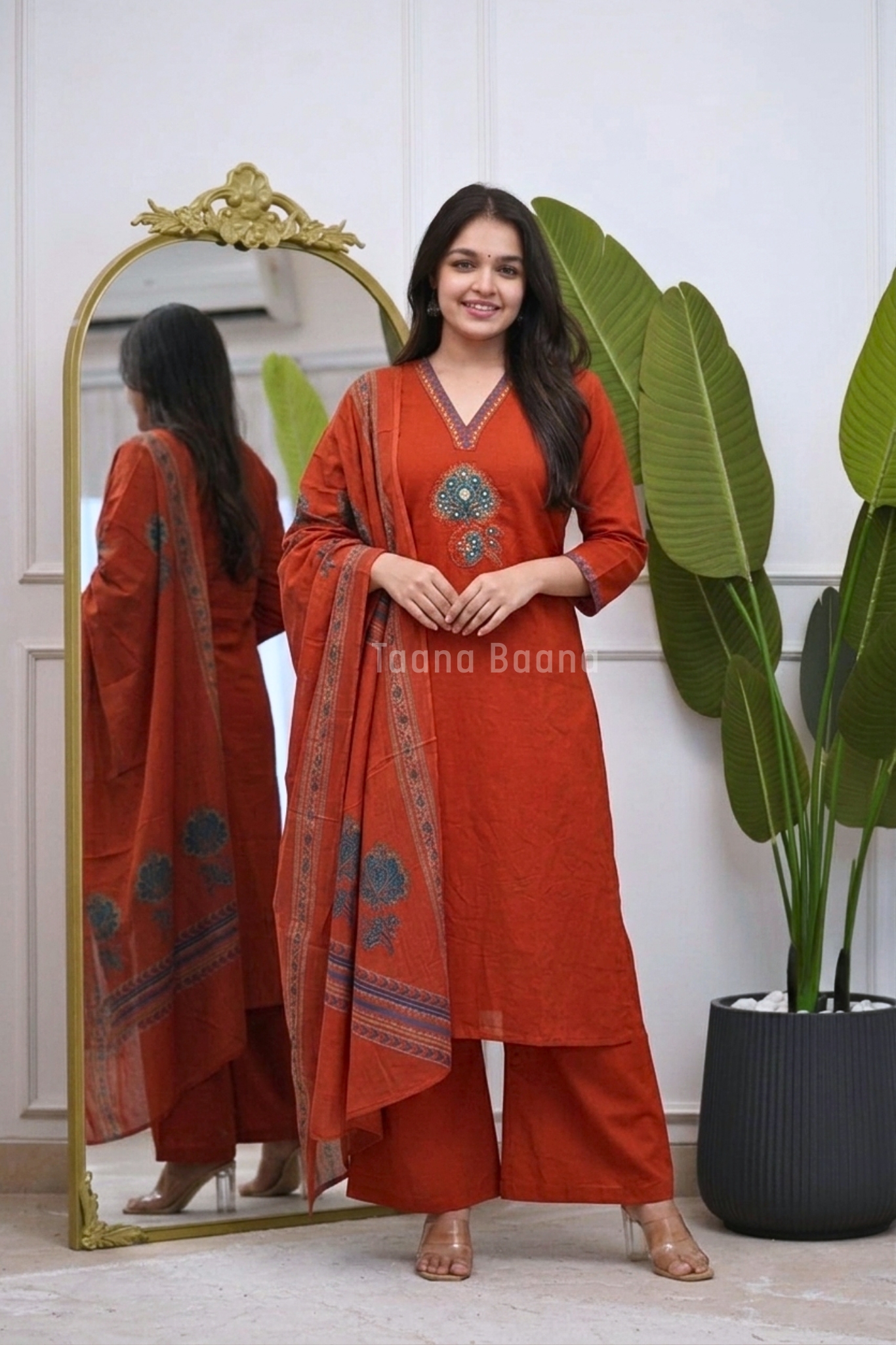 Dupatta Pant Set