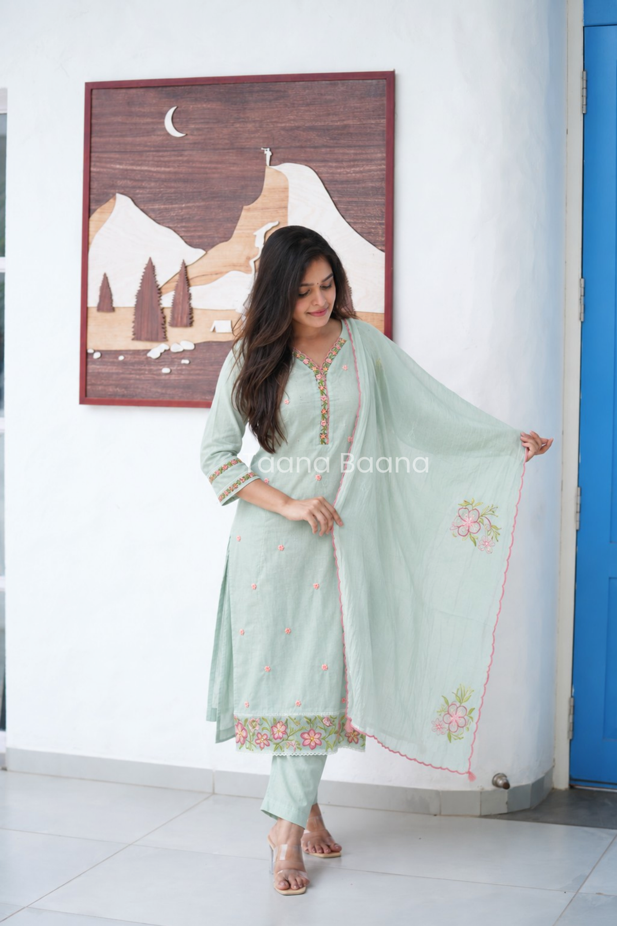 Dupatta Pant Set