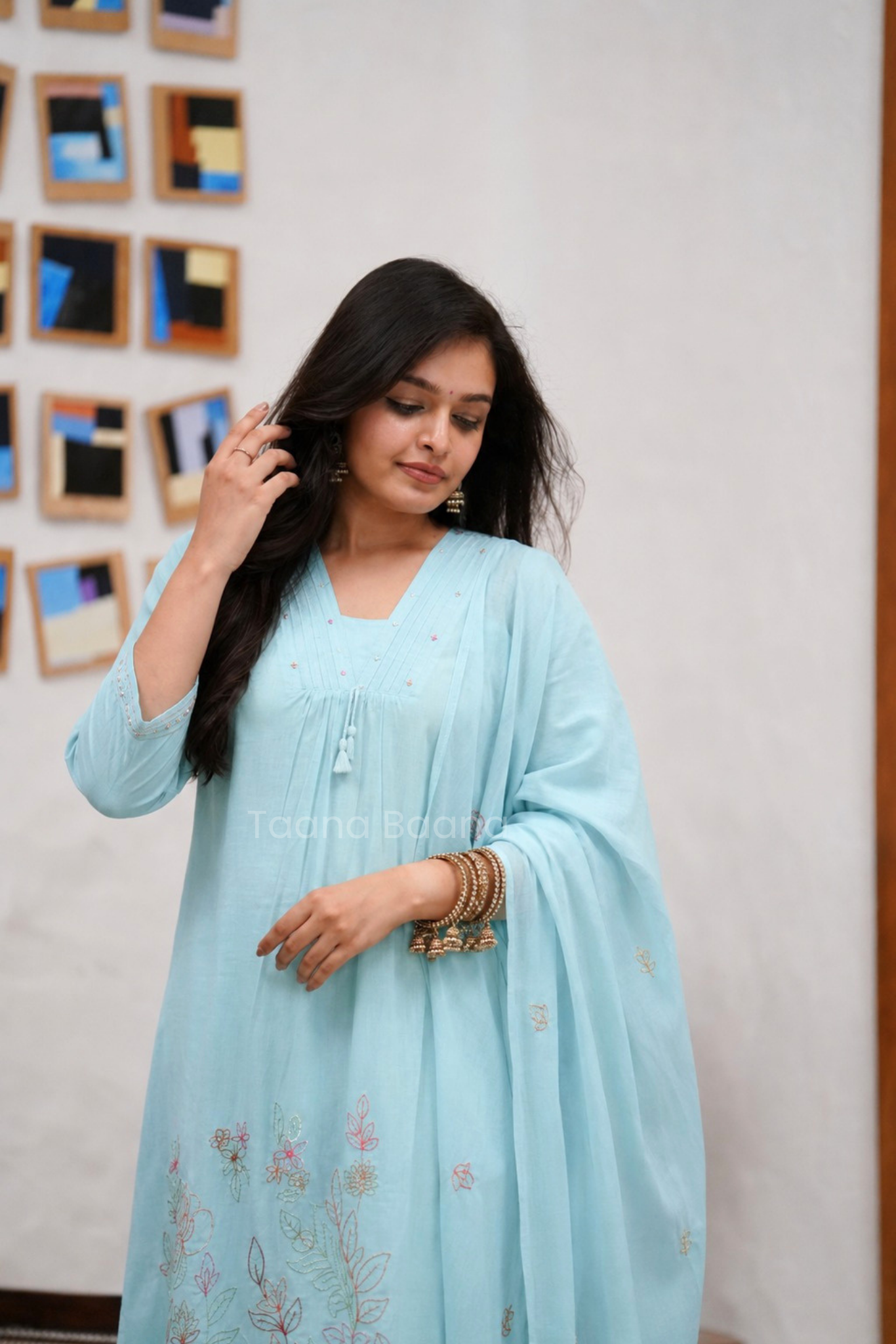 Dupatta Pant Set