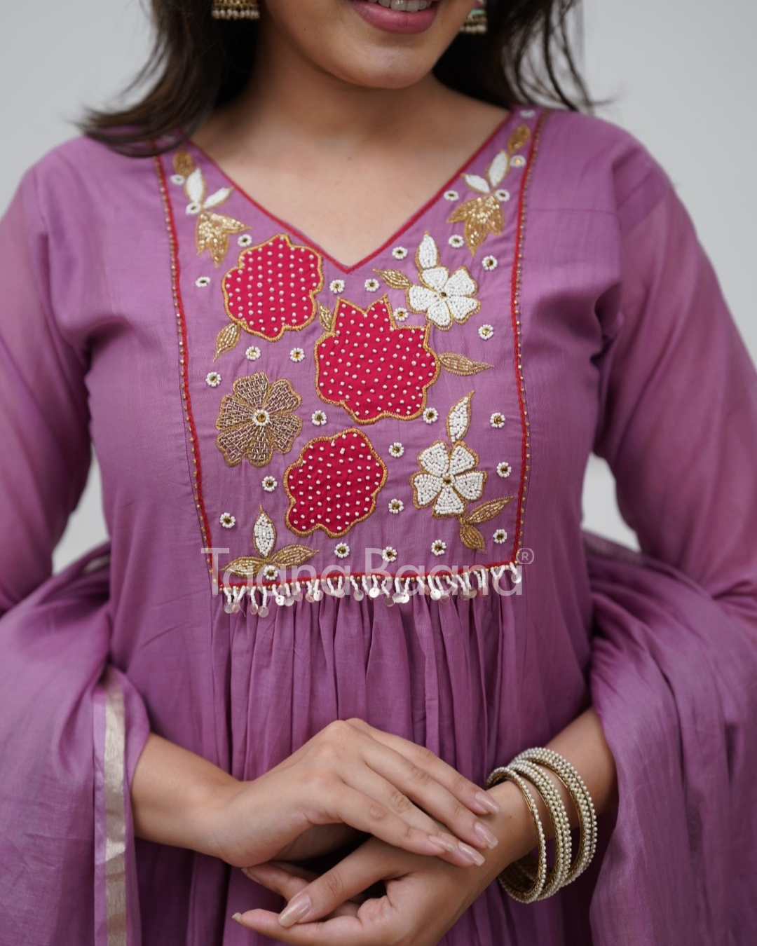 Dupatta Pant Set