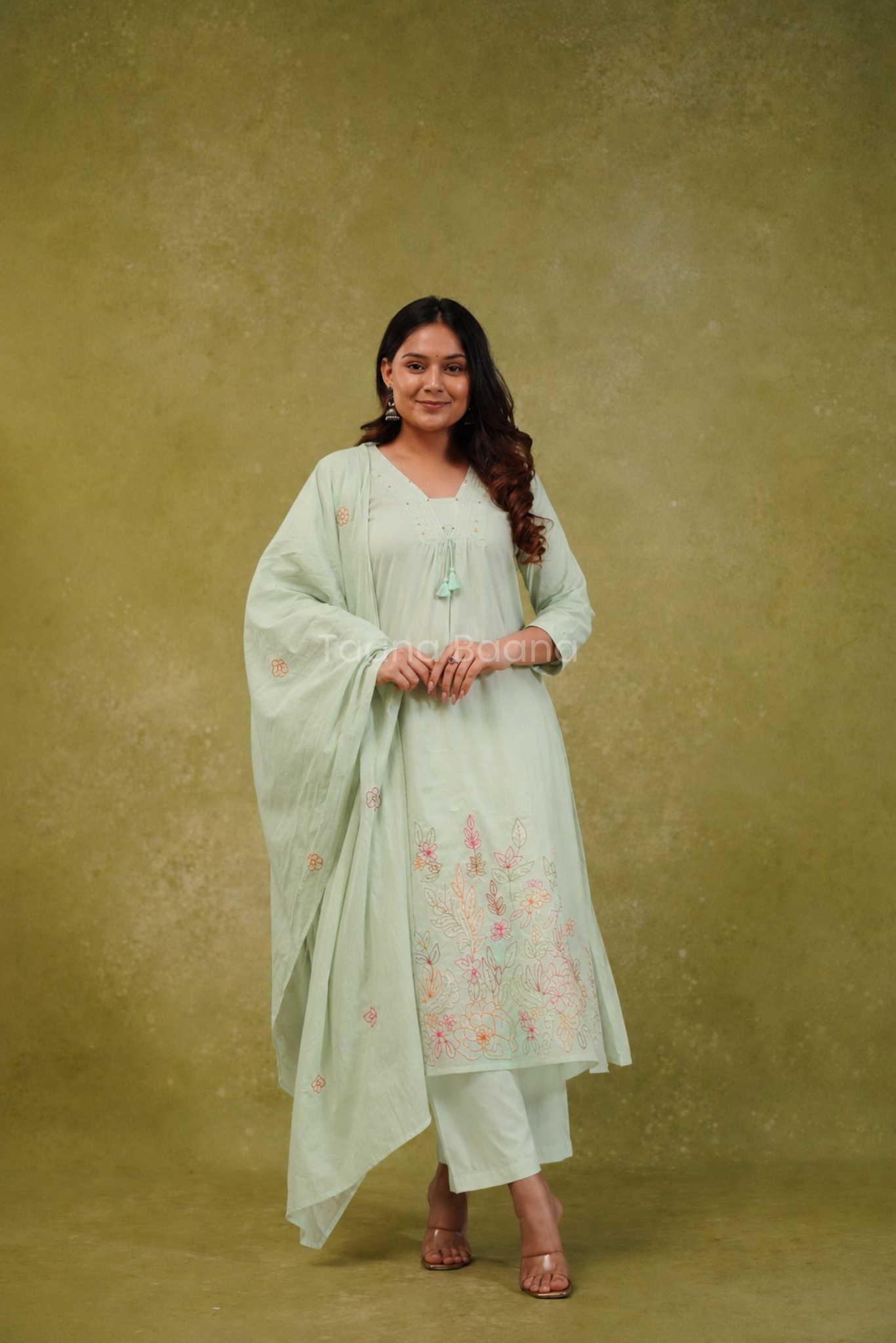 Dupatta Pant Set