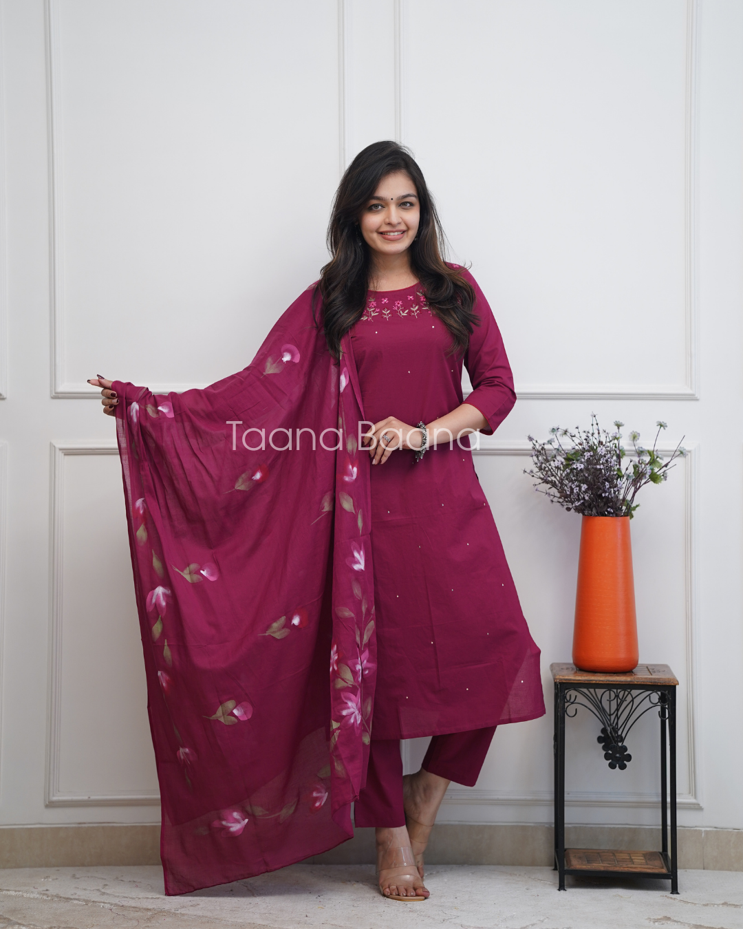 Dupatta Pant Set