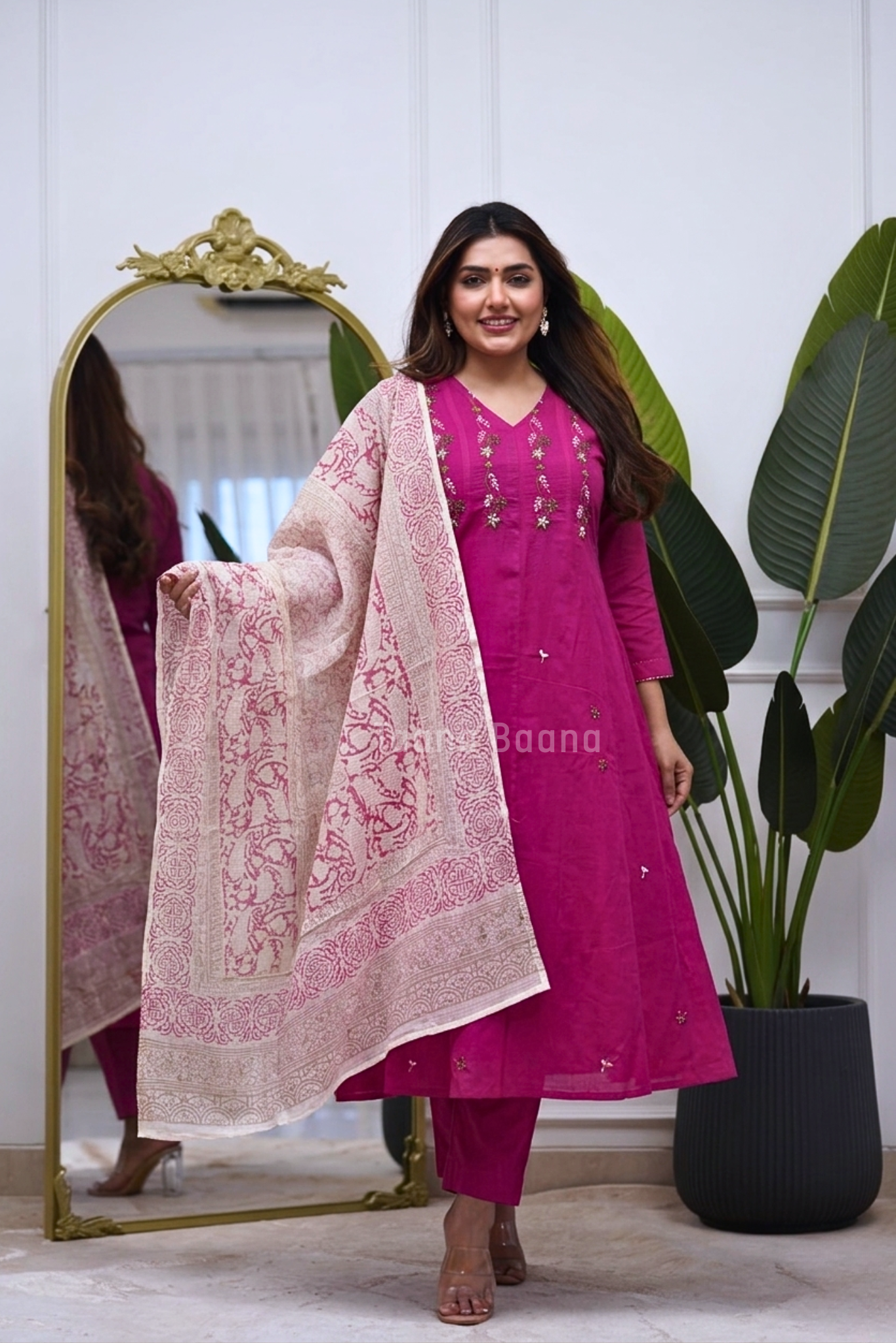 Anarkali Dupatta Set