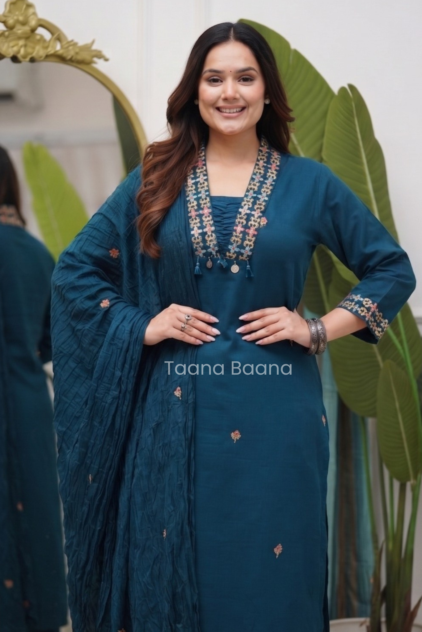 Dupatta Pant Set