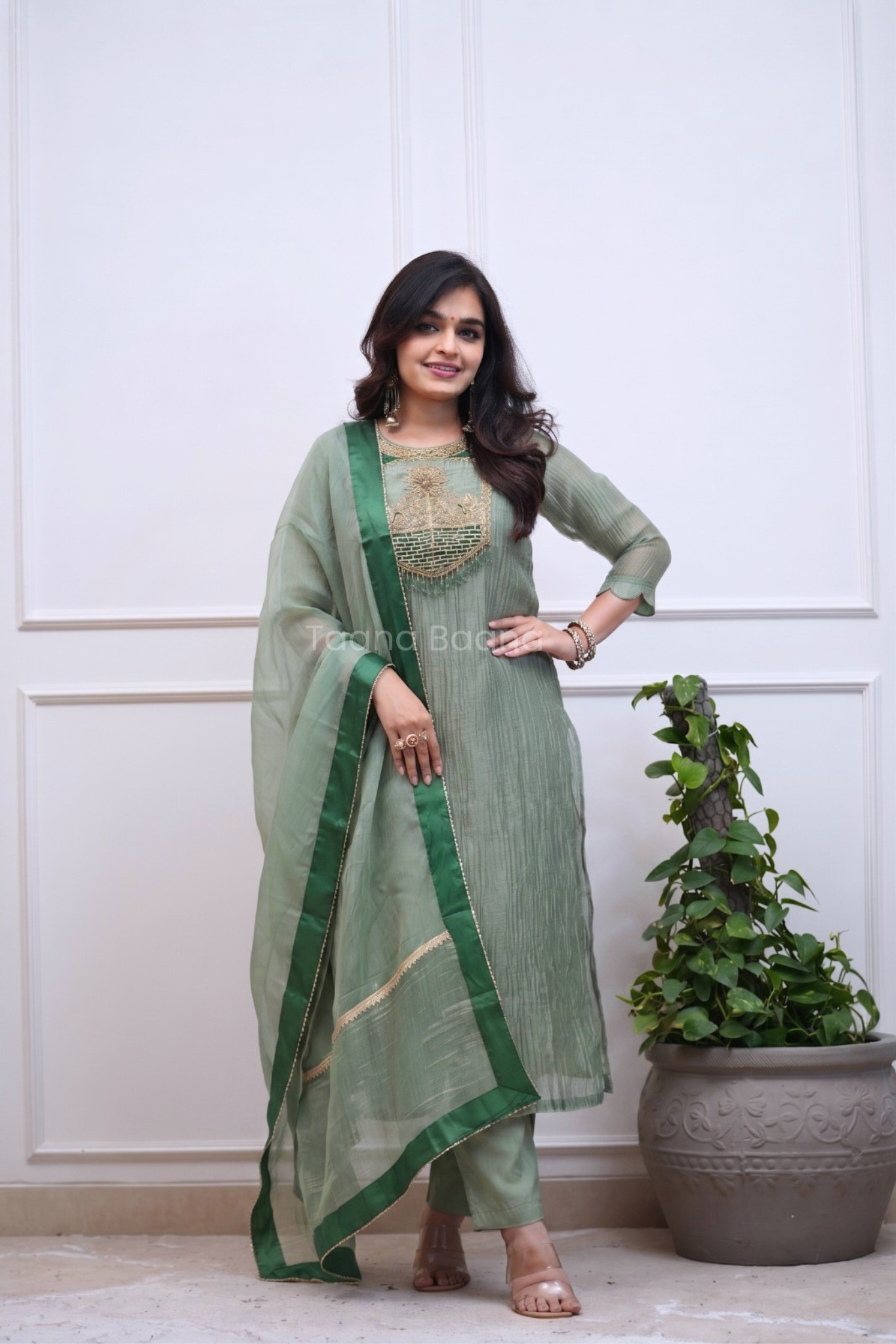 Dupatta Pant Set