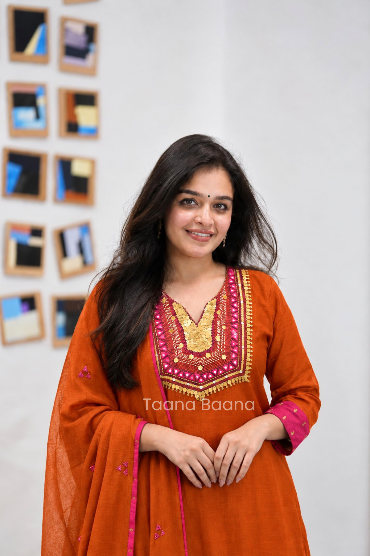 Dupatta Pant Set