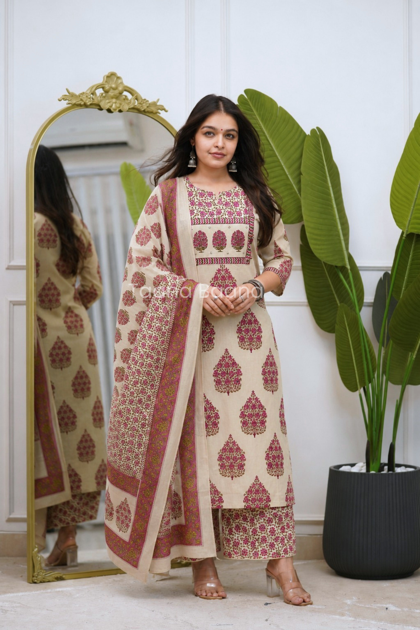 Dupatta Pant Set