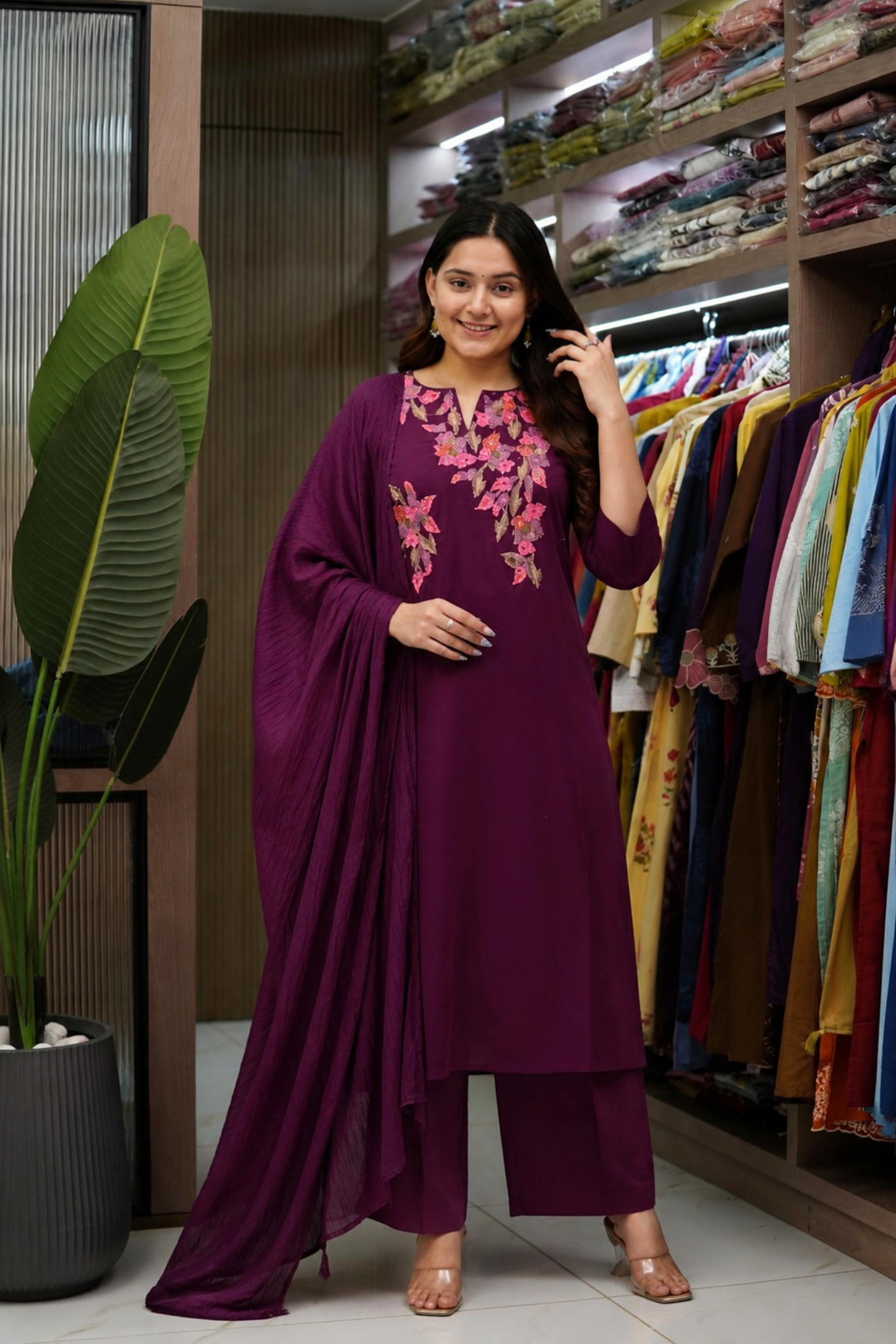 Dupatta Pant Set