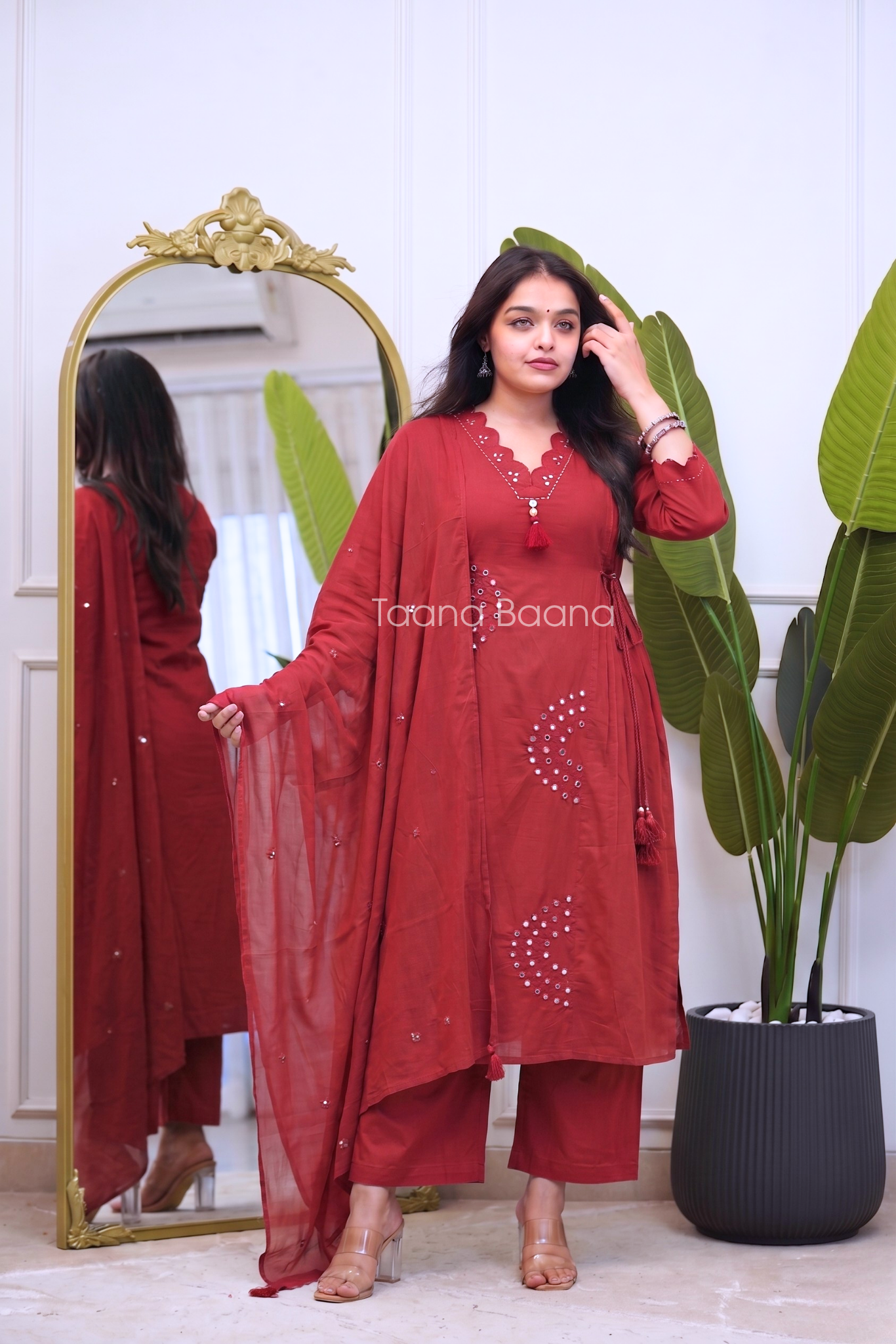 Dupatta Plazo Set